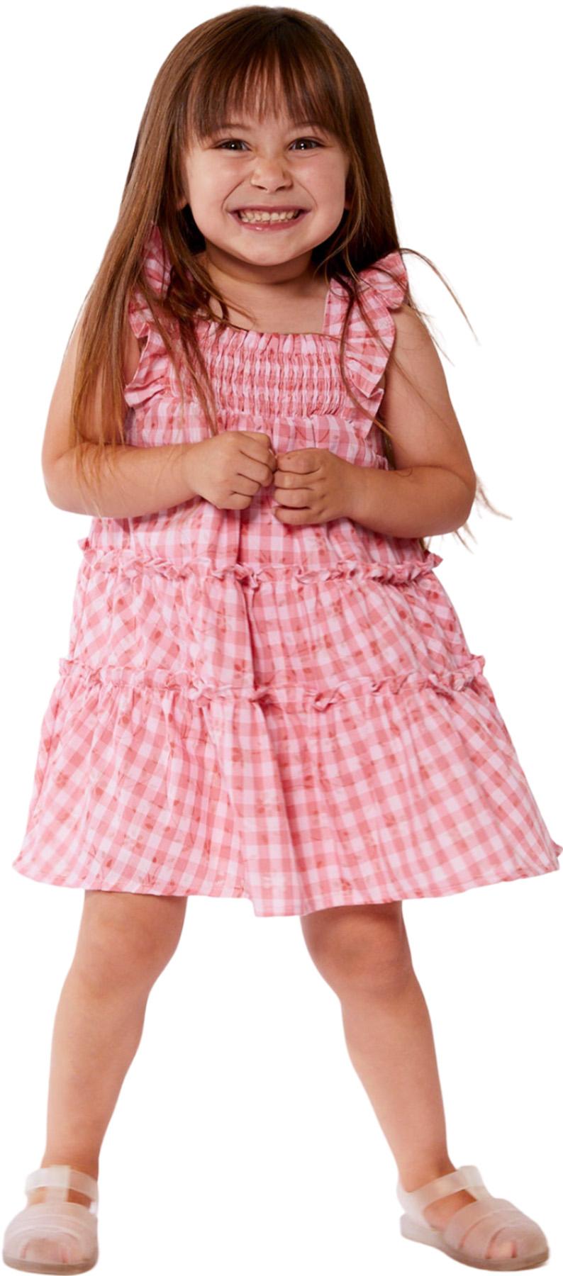 Numéro de l'image de la galerie de produits 5 pour le produit Robe à volants smockée avec manches à volants - Bébé Fille