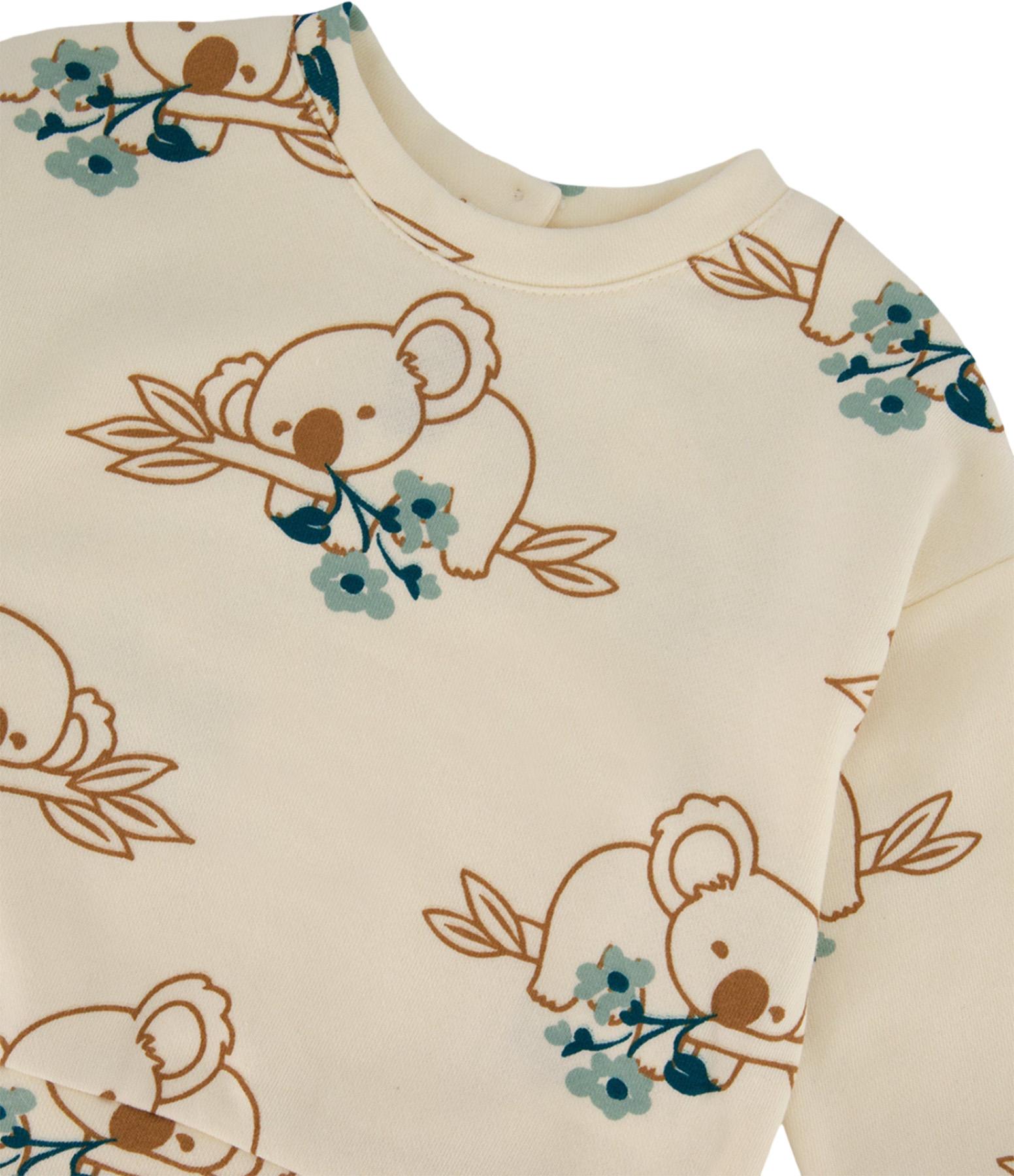 Product gallery image number 3 for product Printed French Terry Sweatshirt - Little Girl