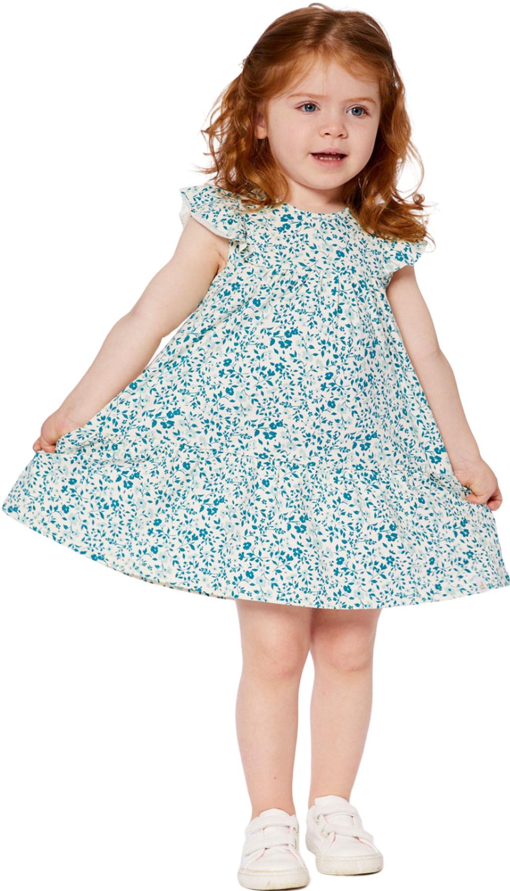 Product gallery image number 2 for product Printed Organic Cotton Dress - Little Girl