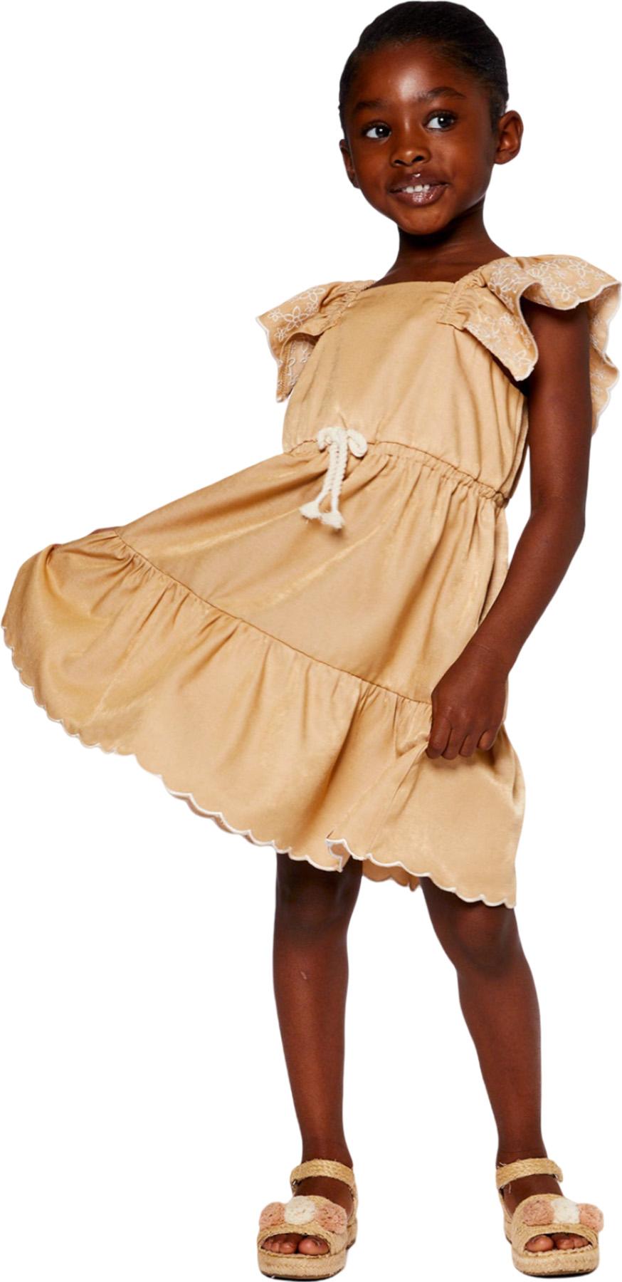 Numéro de l'image de la galerie de produits 4 pour le produit Robe en chambray avec broderie - Bébé Fille