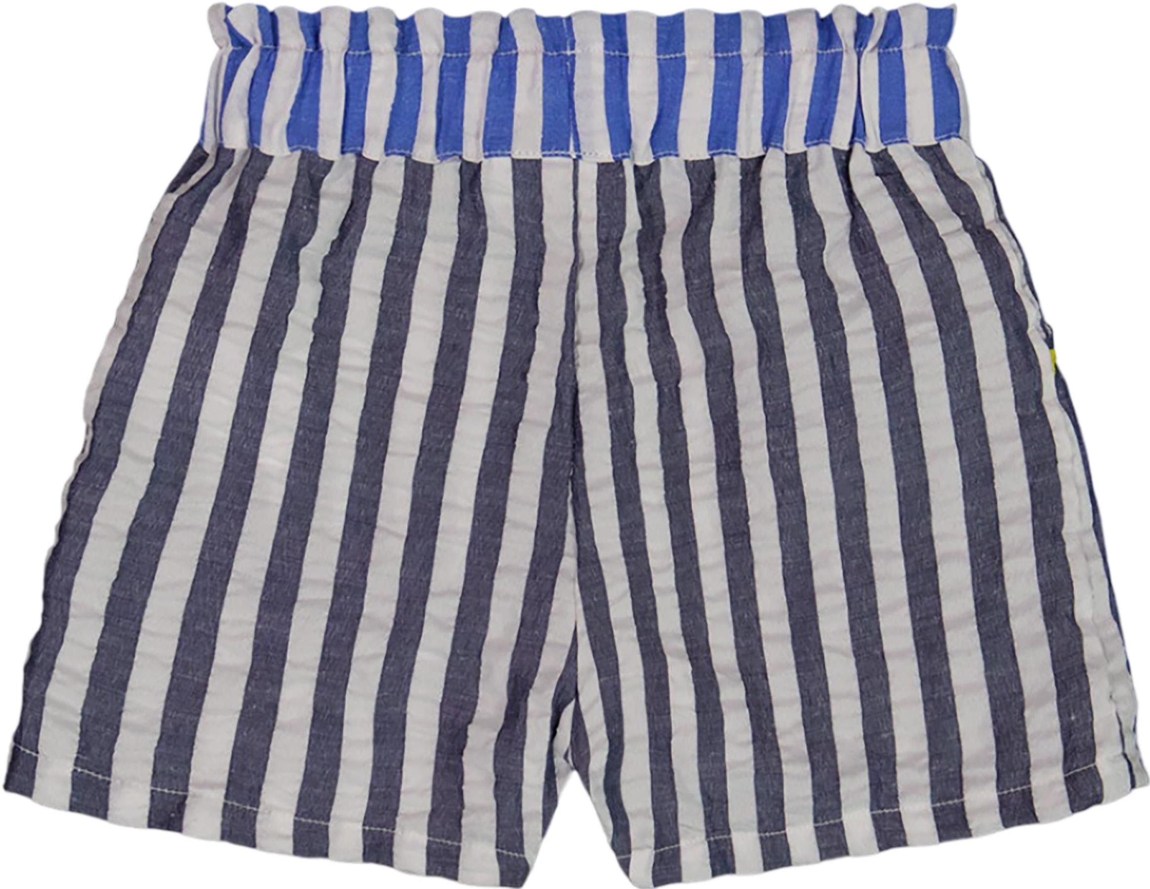 Numéro de l'image de la galerie de produits 2 pour le produit Short en cotonnade gaufrée rayée - Grande Fille