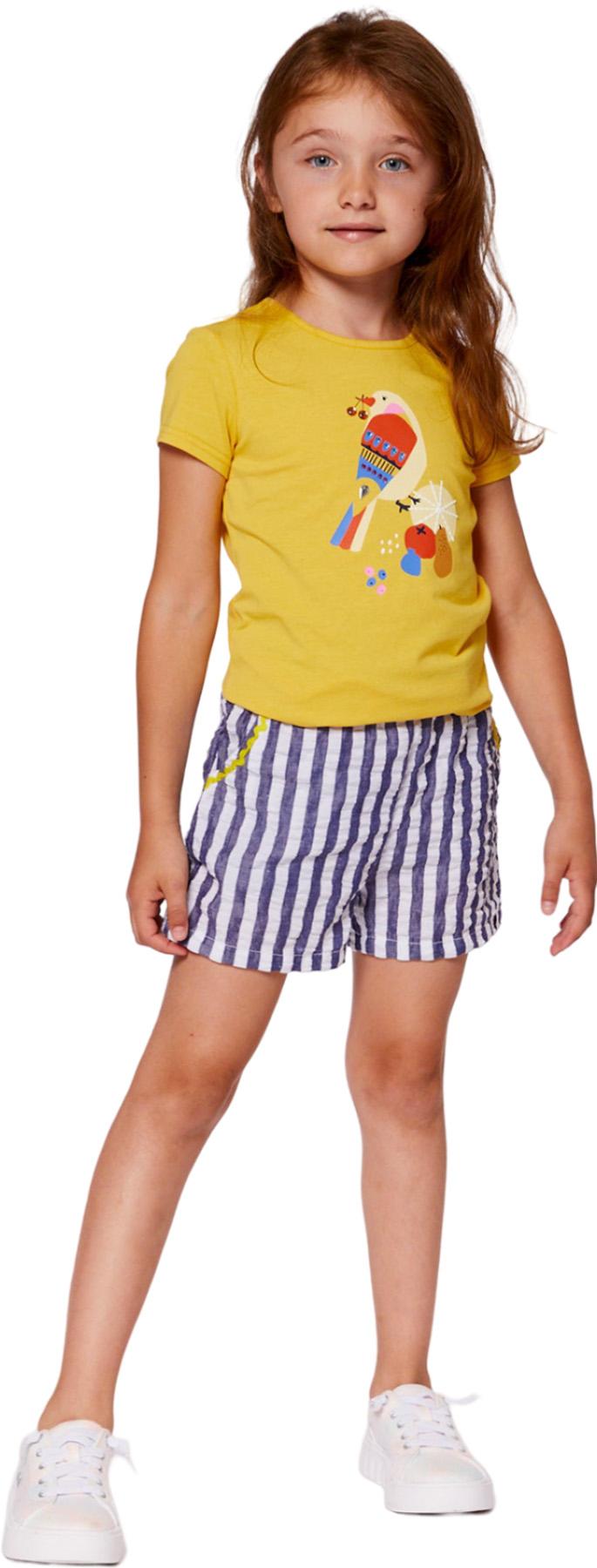 Numéro de l'image de la galerie de produits 4 pour le produit Short en cotonnade gaufrée rayée - Grande Fille