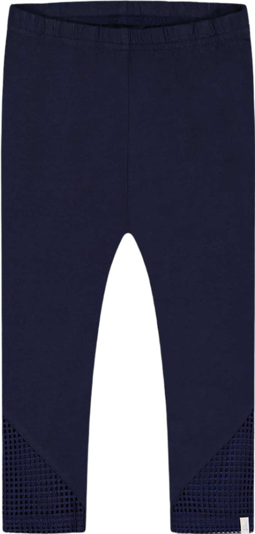 Product image for Organic Cotton Capri Leggings with Mesh - Little Girl 