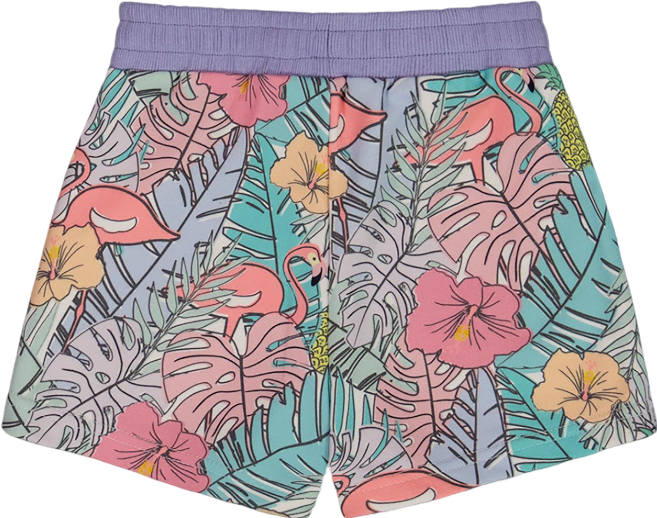 Product gallery image number 5 for product Printed Jungle French Terry Shorts - Big Girl