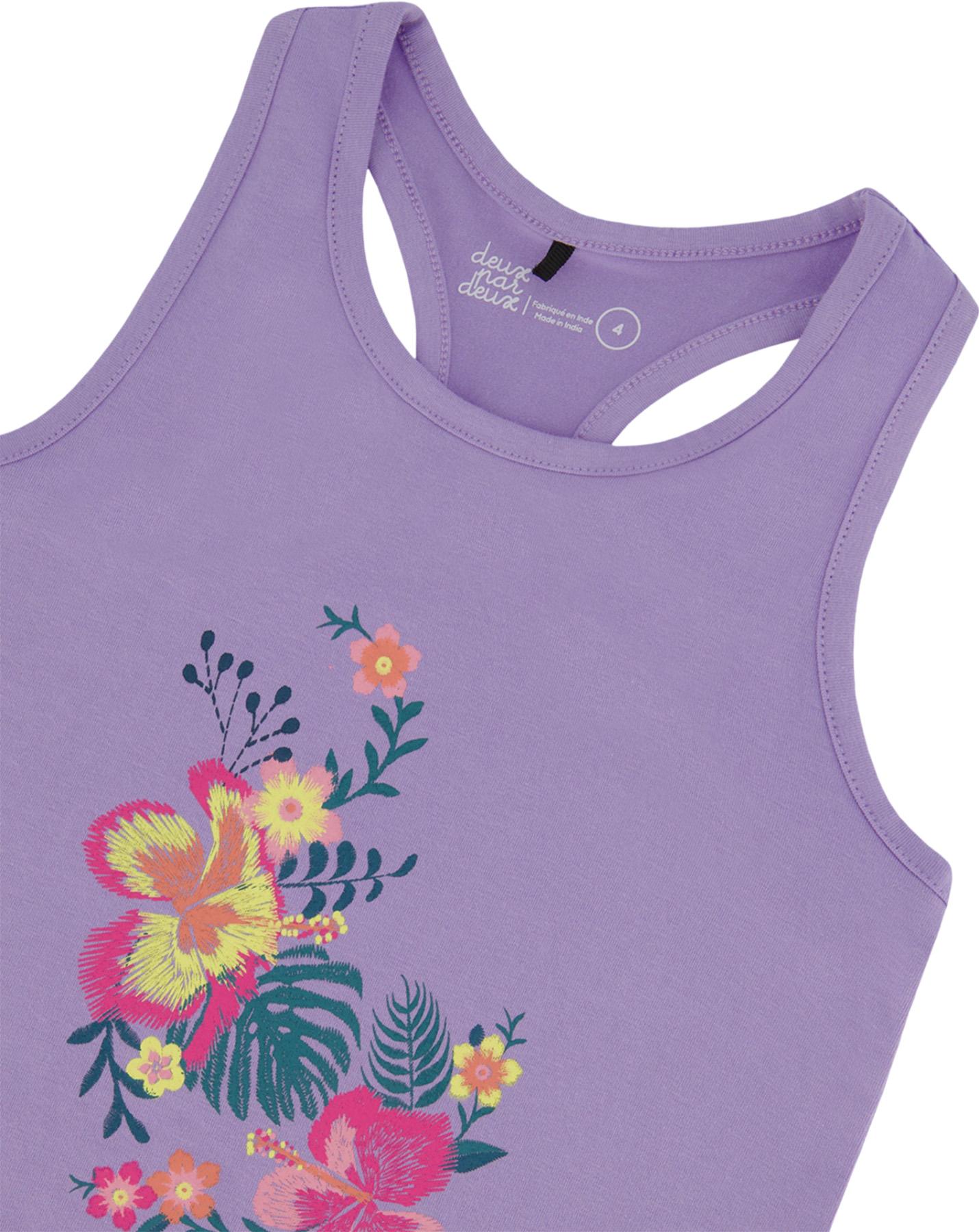 Product gallery image number 2 for product Organic Cotton Racerback Tank Top - Big Girl 