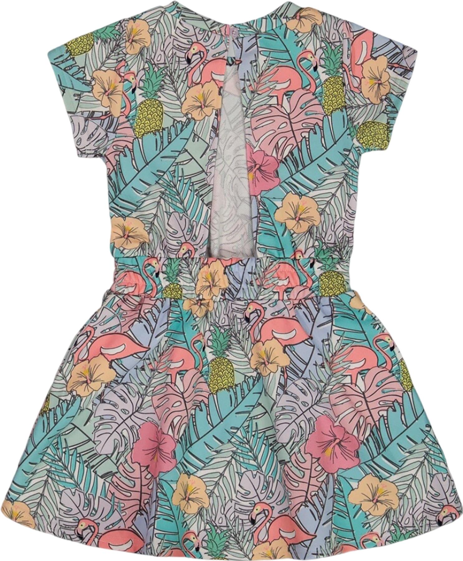 Product gallery image number 2 for product Printed French Terry Dress - Little Girl