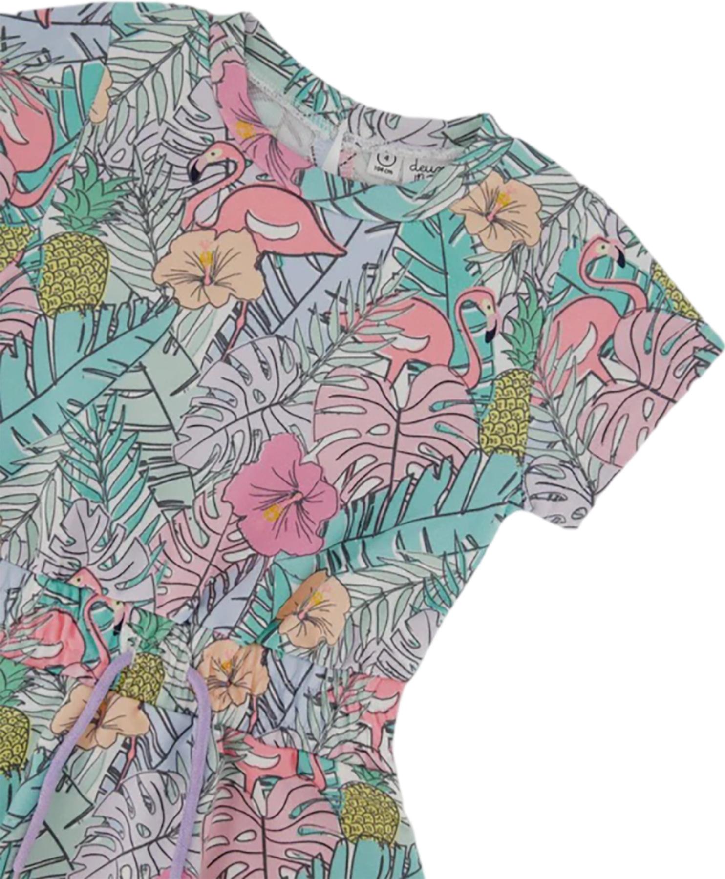Product gallery image number 4 for product Printed French Terry Dress - Little Girl