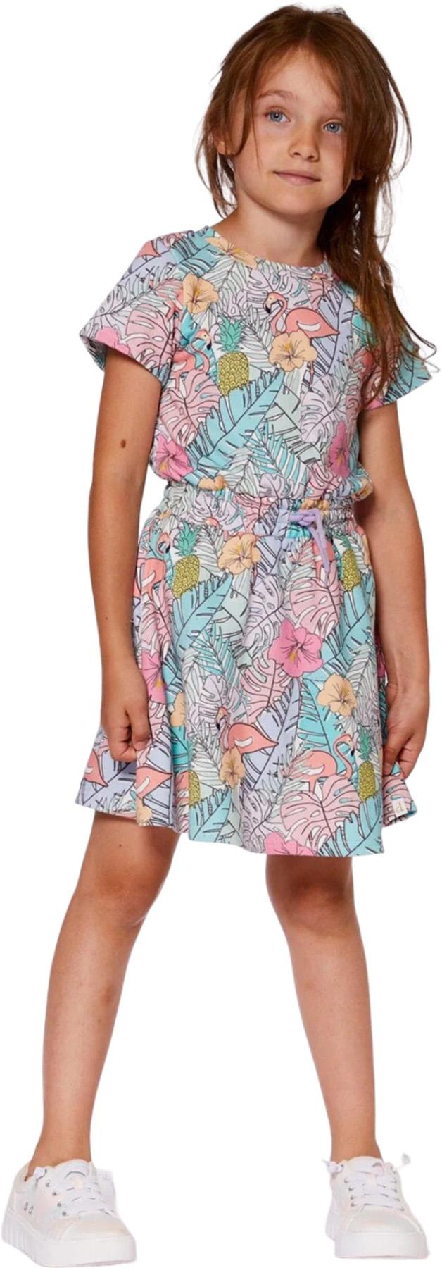 Product gallery image number 3 for product Printed French Terry Dress - Little Girl