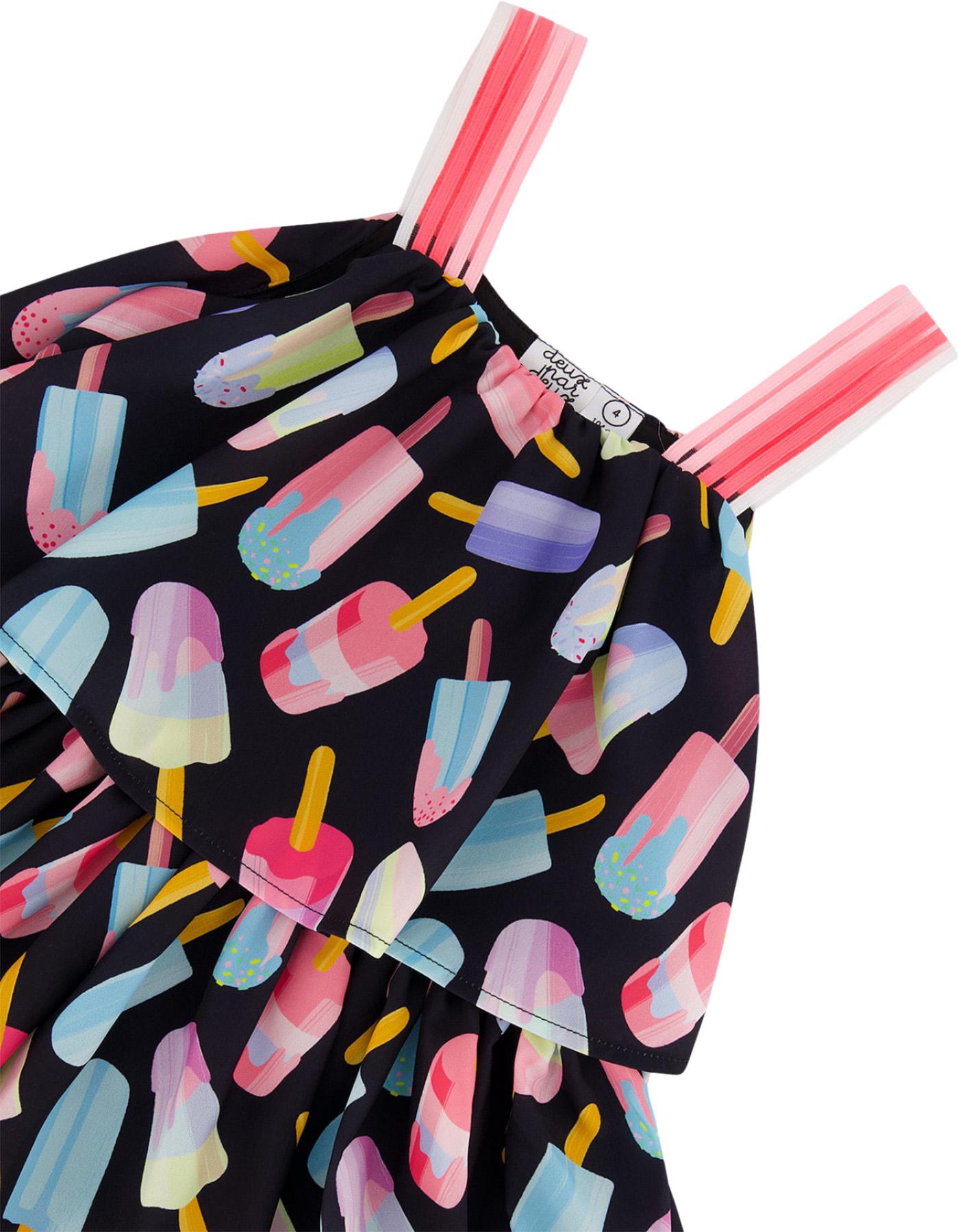 Product gallery image number 2 for product Printed Tiered Dress - Little Girl 