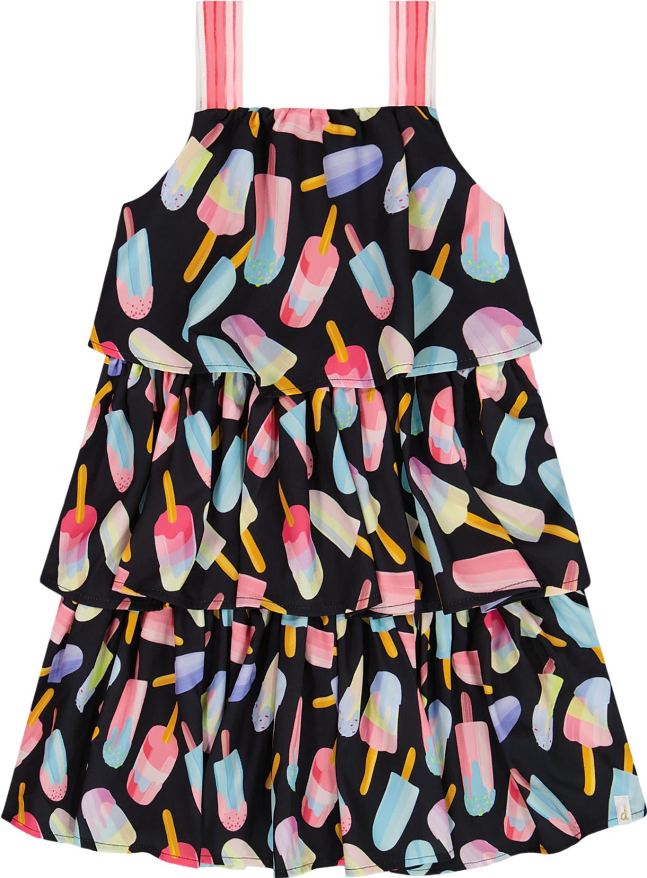 Product gallery image number 1 for product Printed Tiered Dress - Little Girl 
