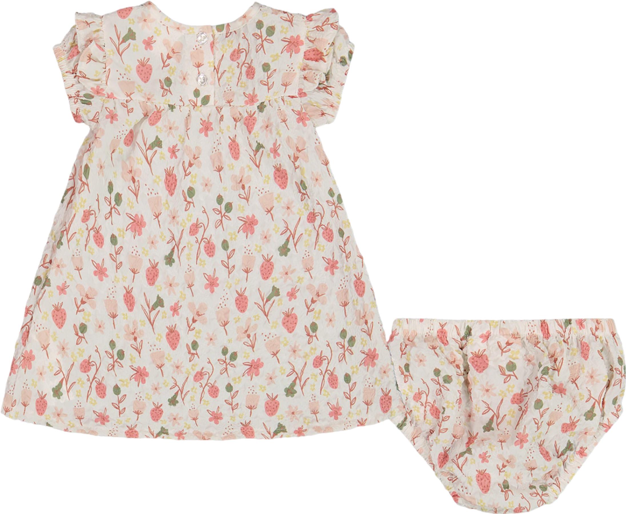 Product gallery image number 2 for product Printed Seersucker Dress and Bloomer Set - Baby Girl 
