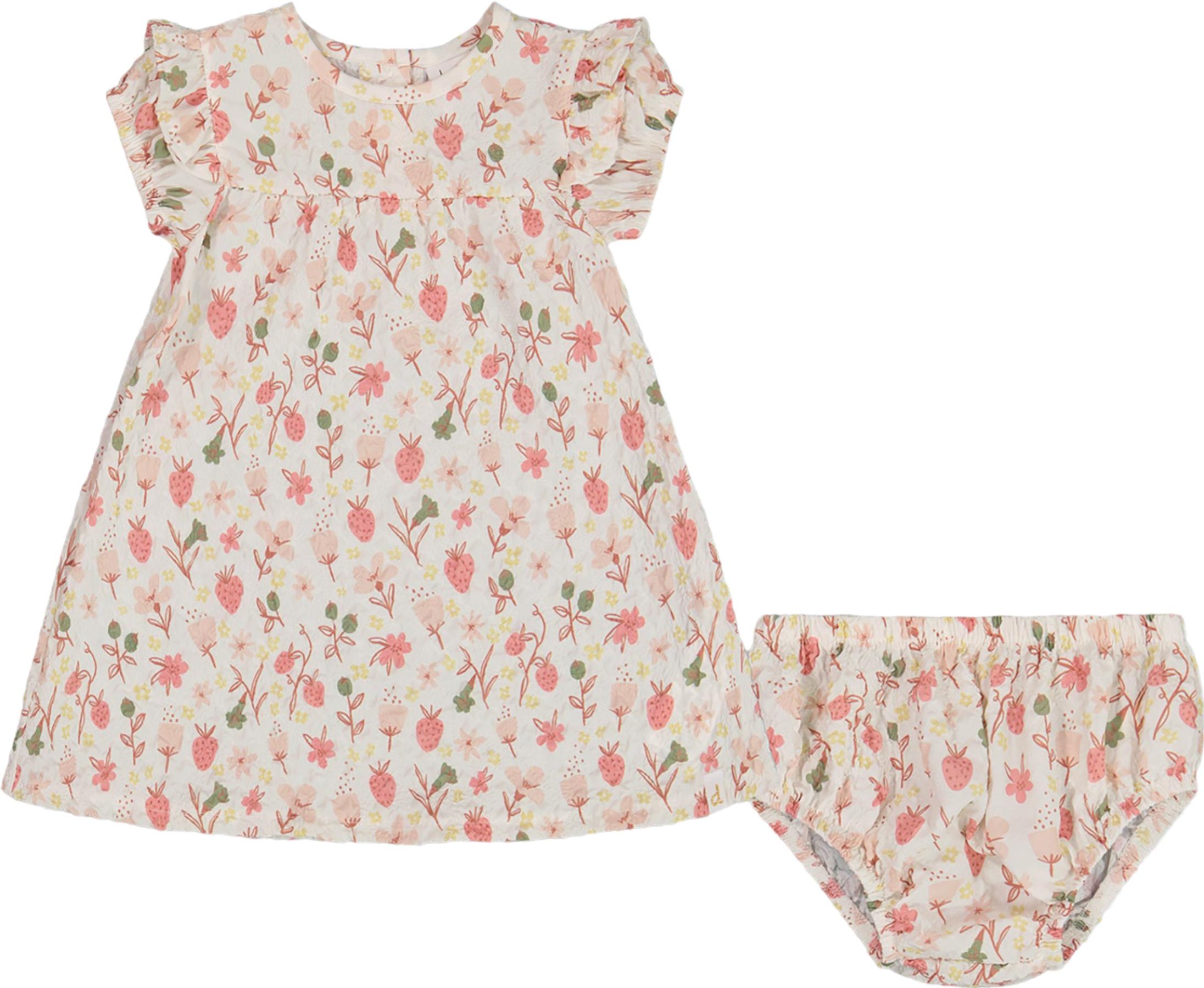Product gallery image number 1 for product Printed Seersucker Dress and Bloomer Set - Baby Girl 