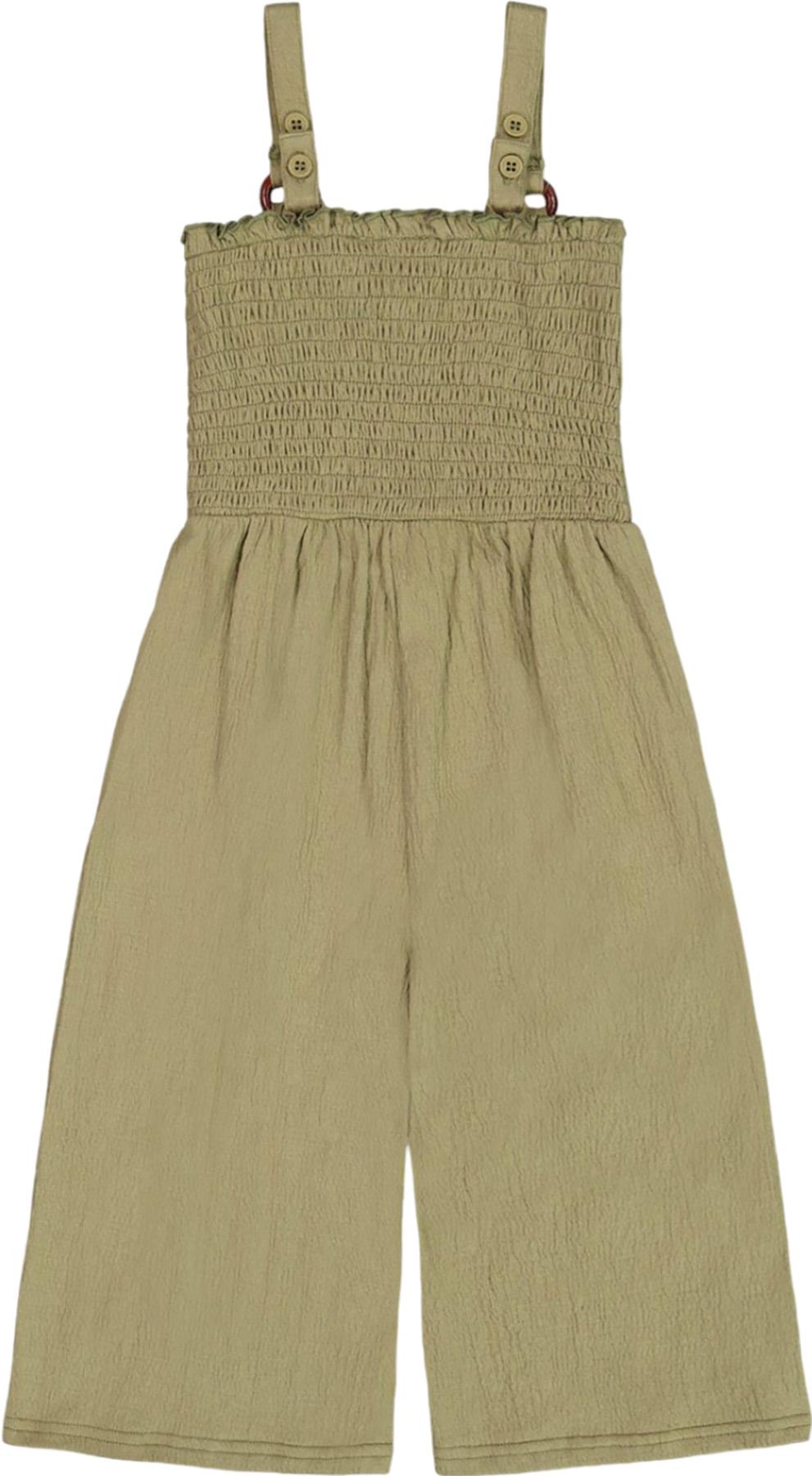Product gallery image number 2 for product Smocked Crinkle Jersey Jumpsuit - Big Girl