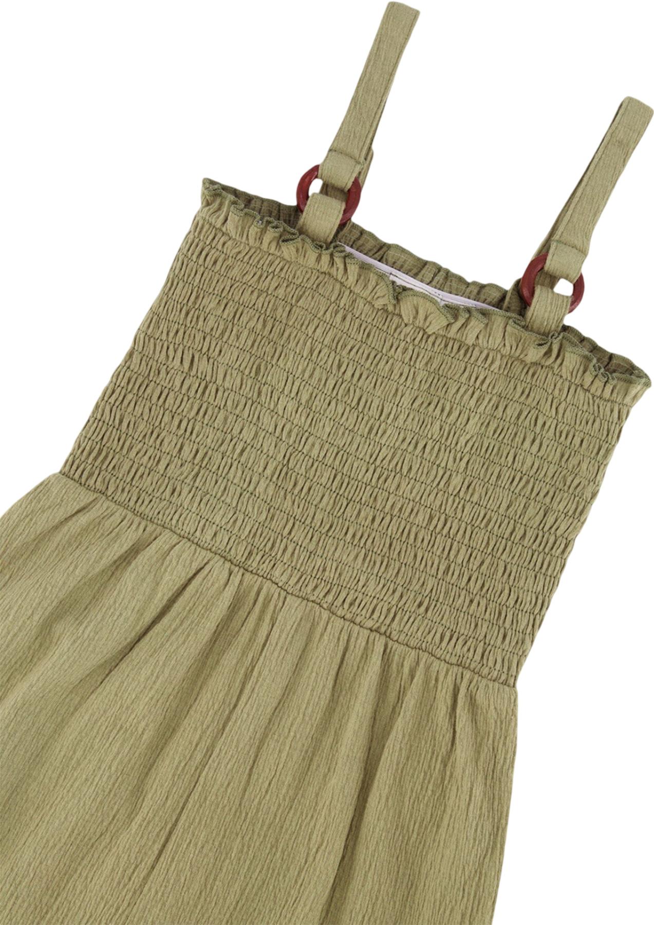 Product gallery image number 3 for product Smocked Crinkle Jersey Jumpsuit - Big Girl