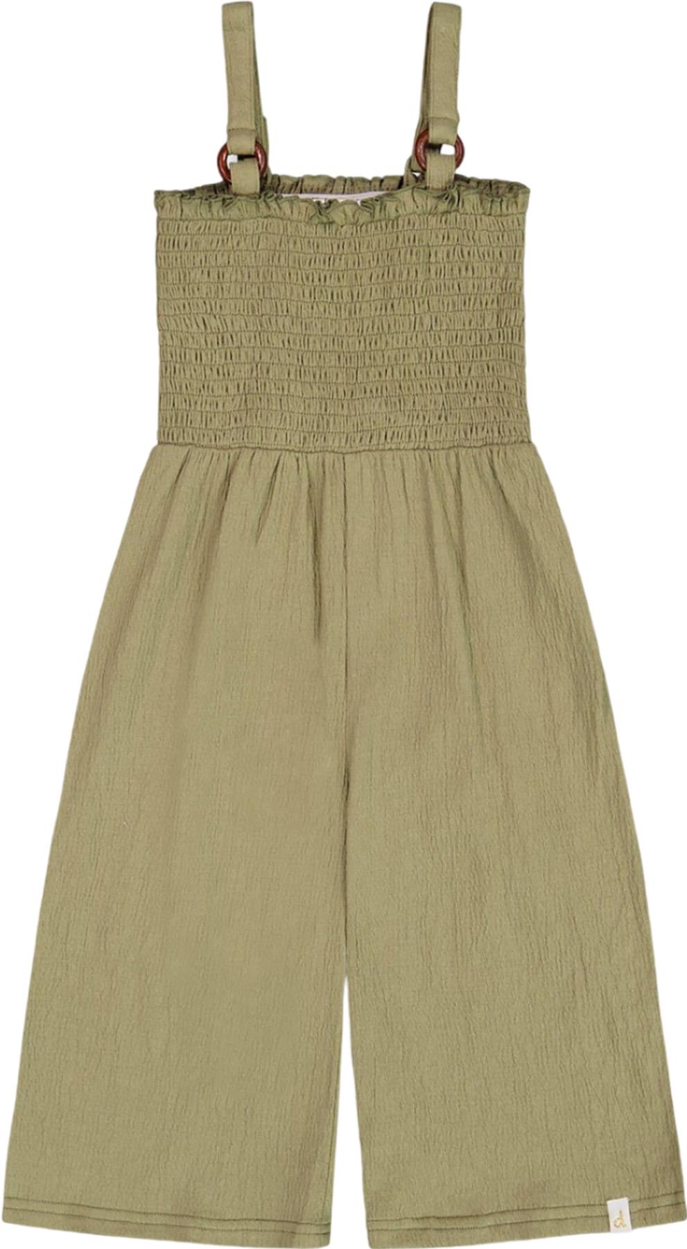 Product image for Smocked Crinkle Jersey Jumpsuit - Big Girl