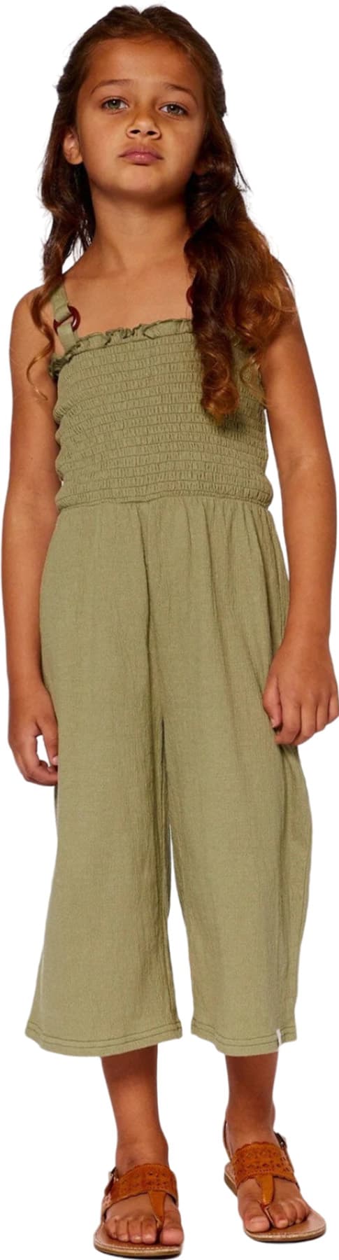 Numéro de l'image de la galerie de produits 4 pour le produit Combinaison en jersey froissé smockée - Petite fille
