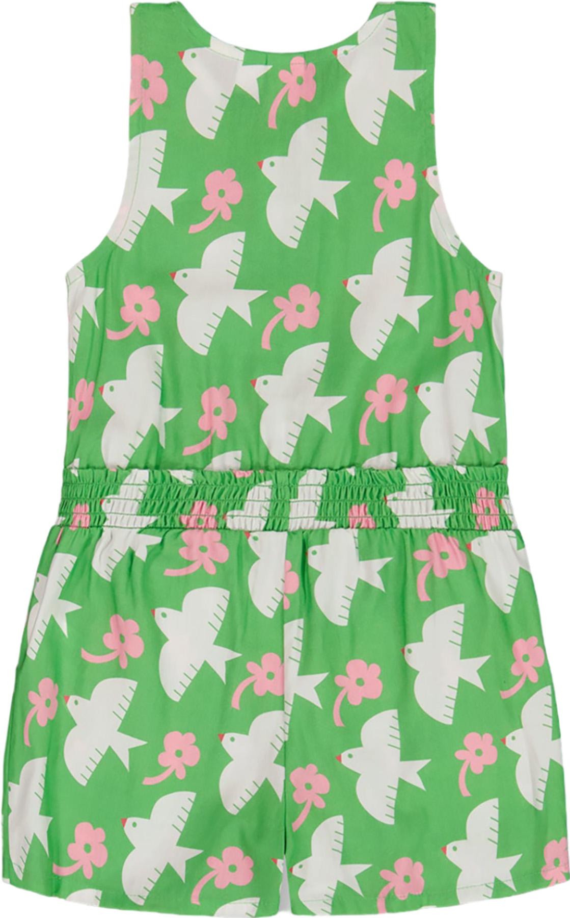 Product gallery image number 2 for product Printed Romper with Frills - Little Girl 