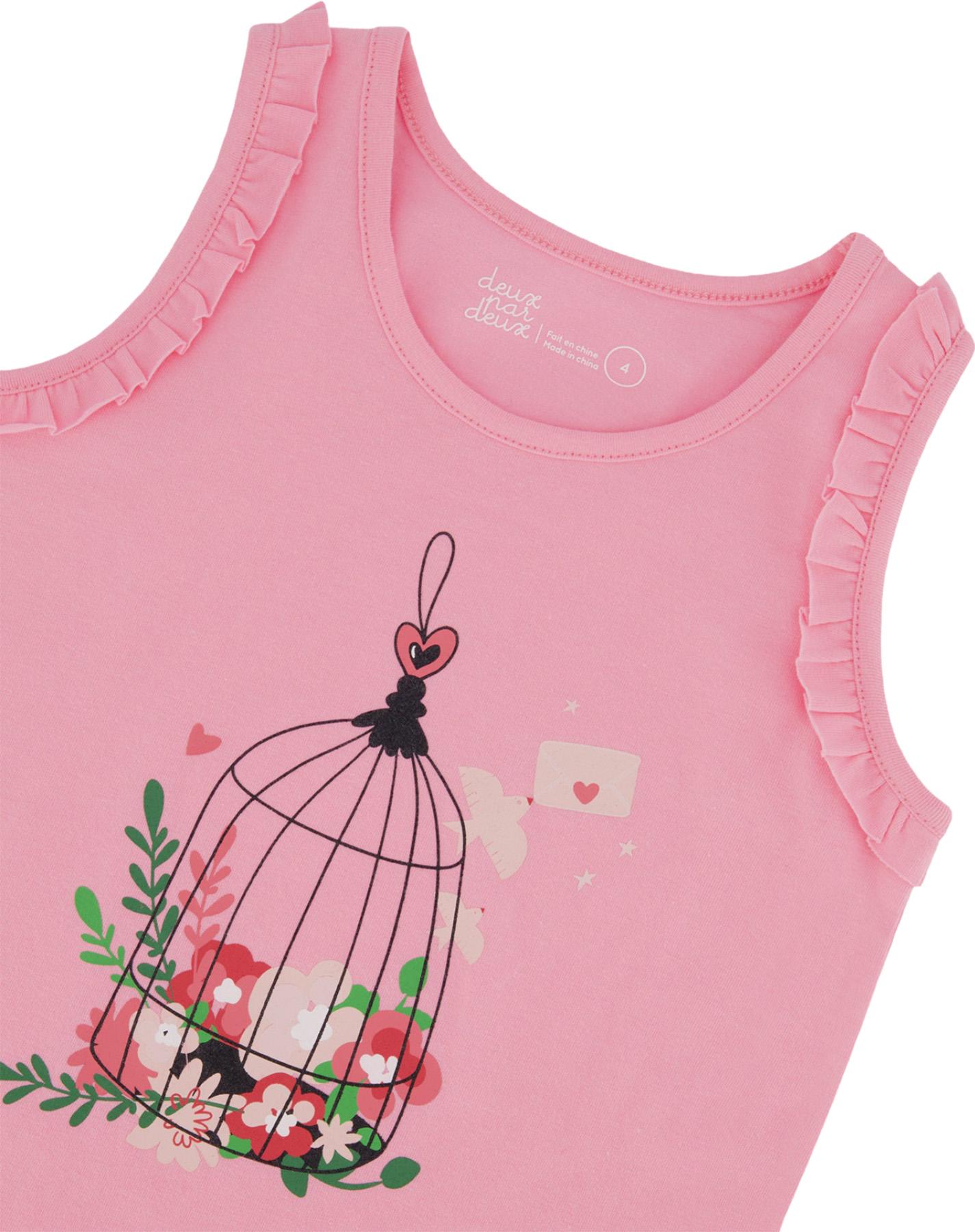 Product gallery image number 2 for product Organic Cotton Tank with Frills - Big Girl 