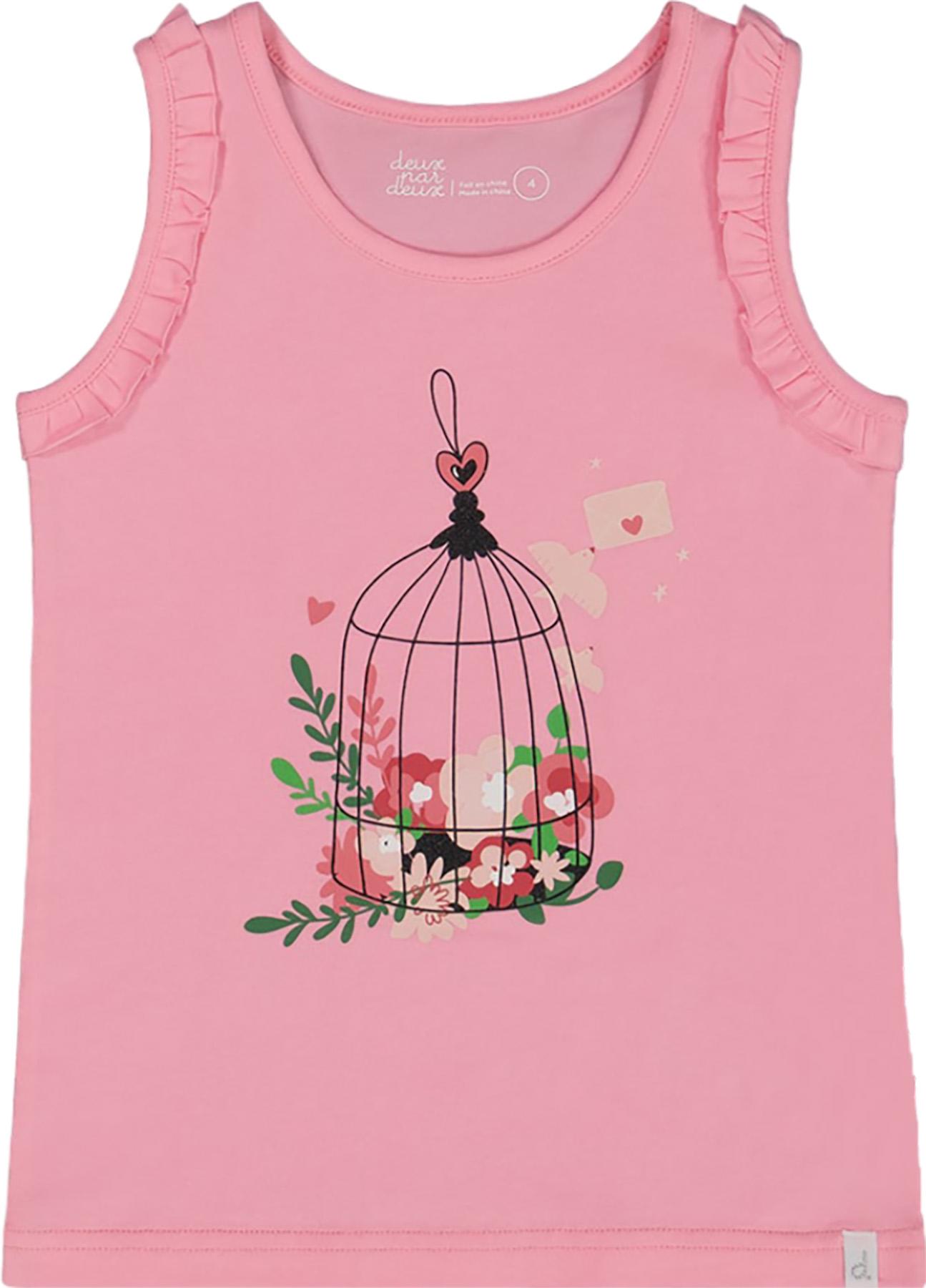 Product gallery image number 1 for product Organic Cotton Tank with Frills - Big Girl 