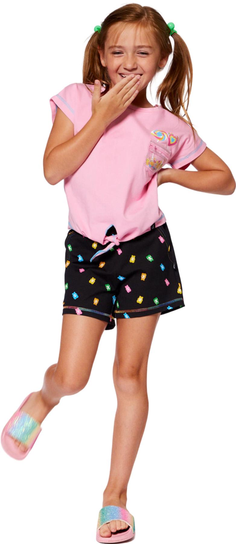 Product gallery image number 4 for product Short en jersey imprimé - Petite fille