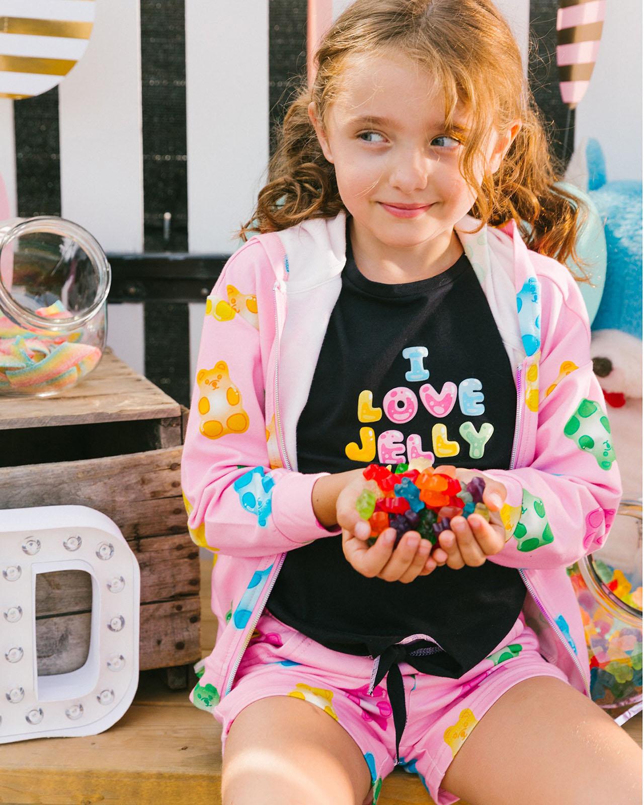 Product gallery image number 4 for product Printed French Terry Shorts - Big Girl