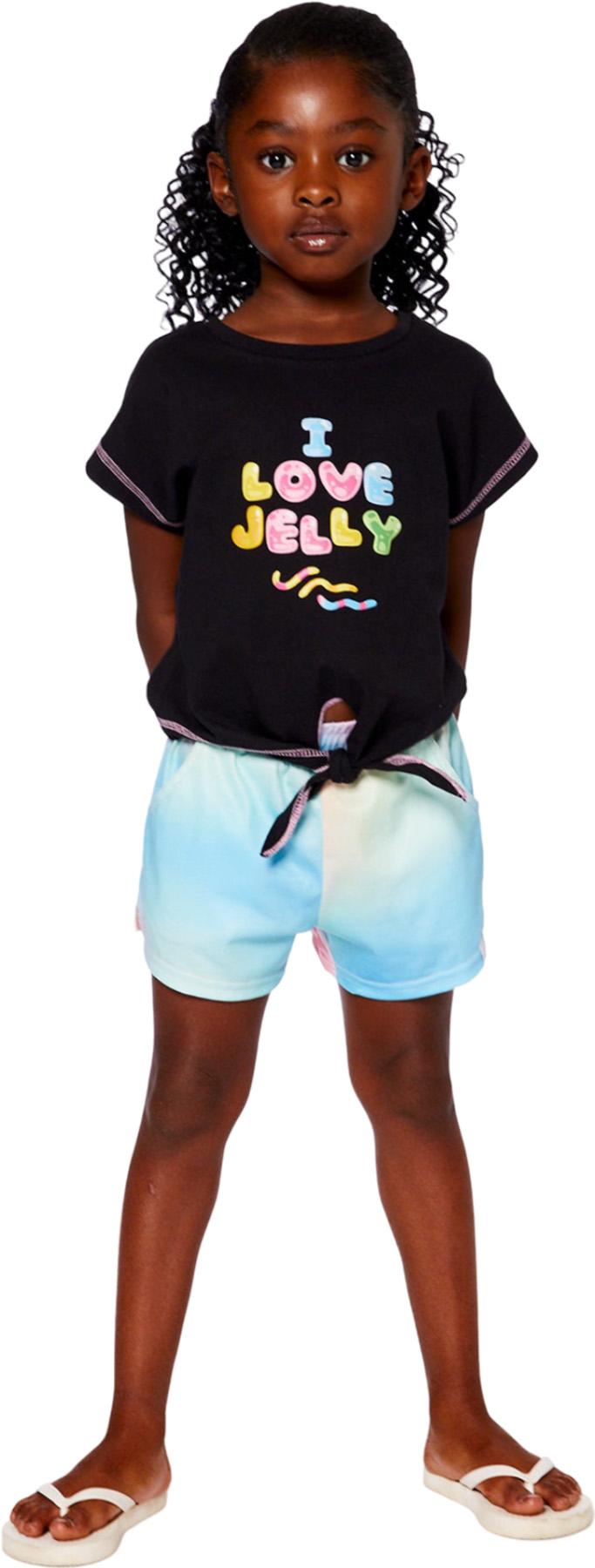 Product gallery image number 4 for product Print and Knot Organic Cotton T-Shirt - Little Girl
 