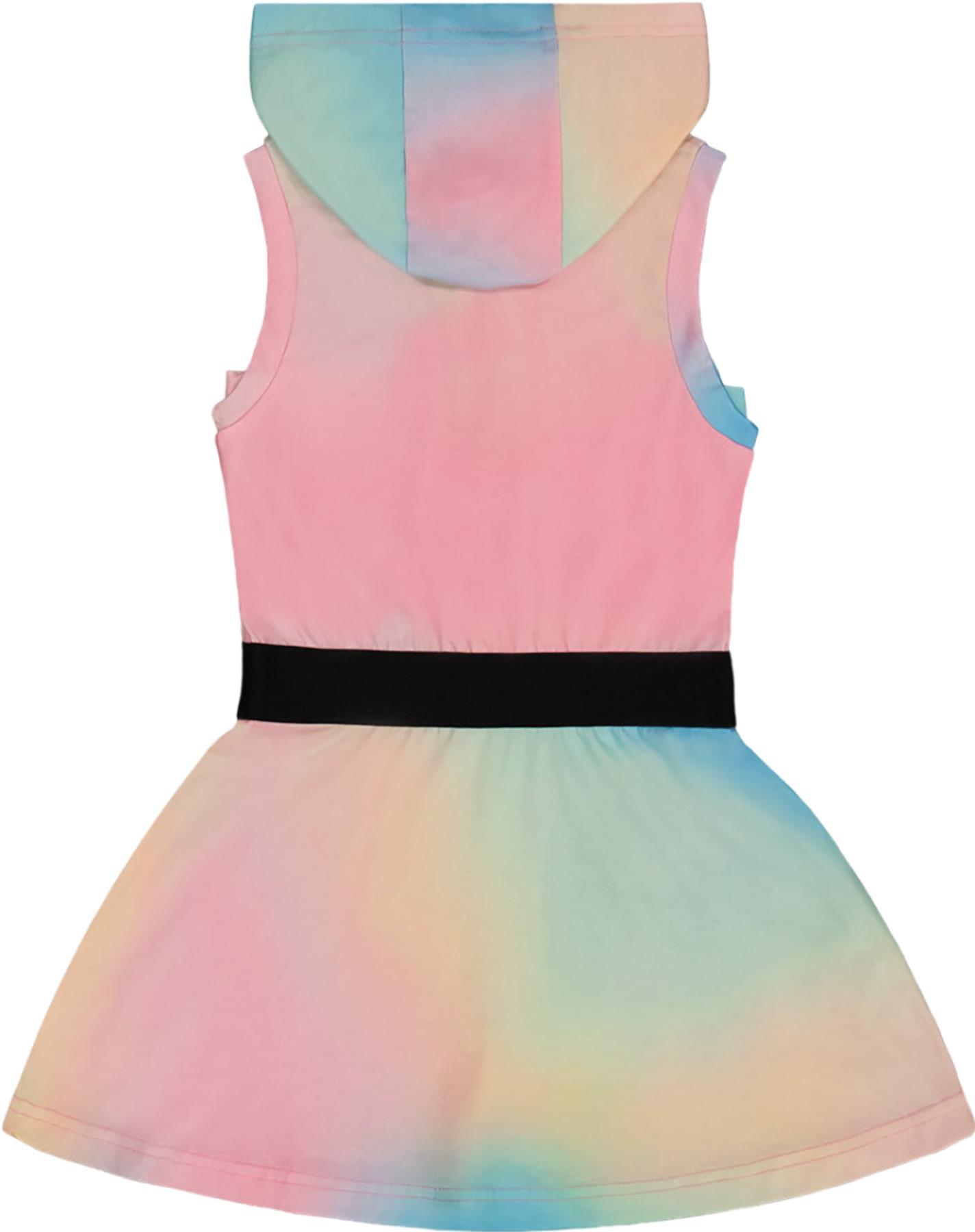 Numéro de l'image de la galerie de produits 2 pour le produit Robe à capuchon et taille élastique - Petite fille
