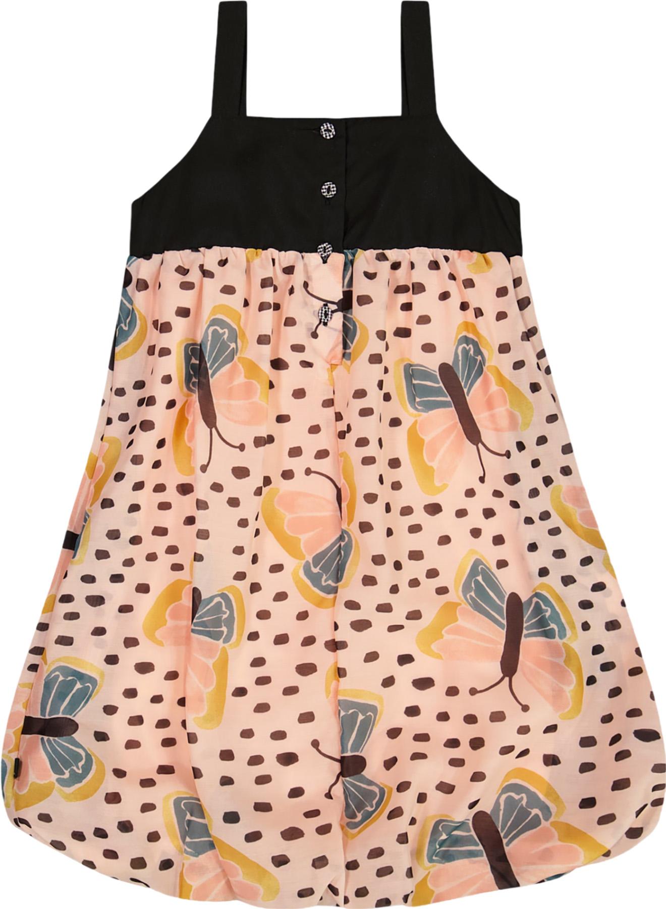 Product gallery image number 3 for product Printed Bubble Dress - Little Girl 