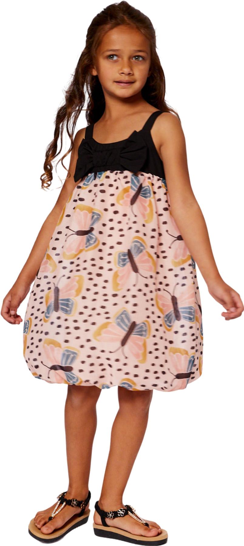 Product gallery image number 4 for product Printed Bubble Dress - Little Girl 