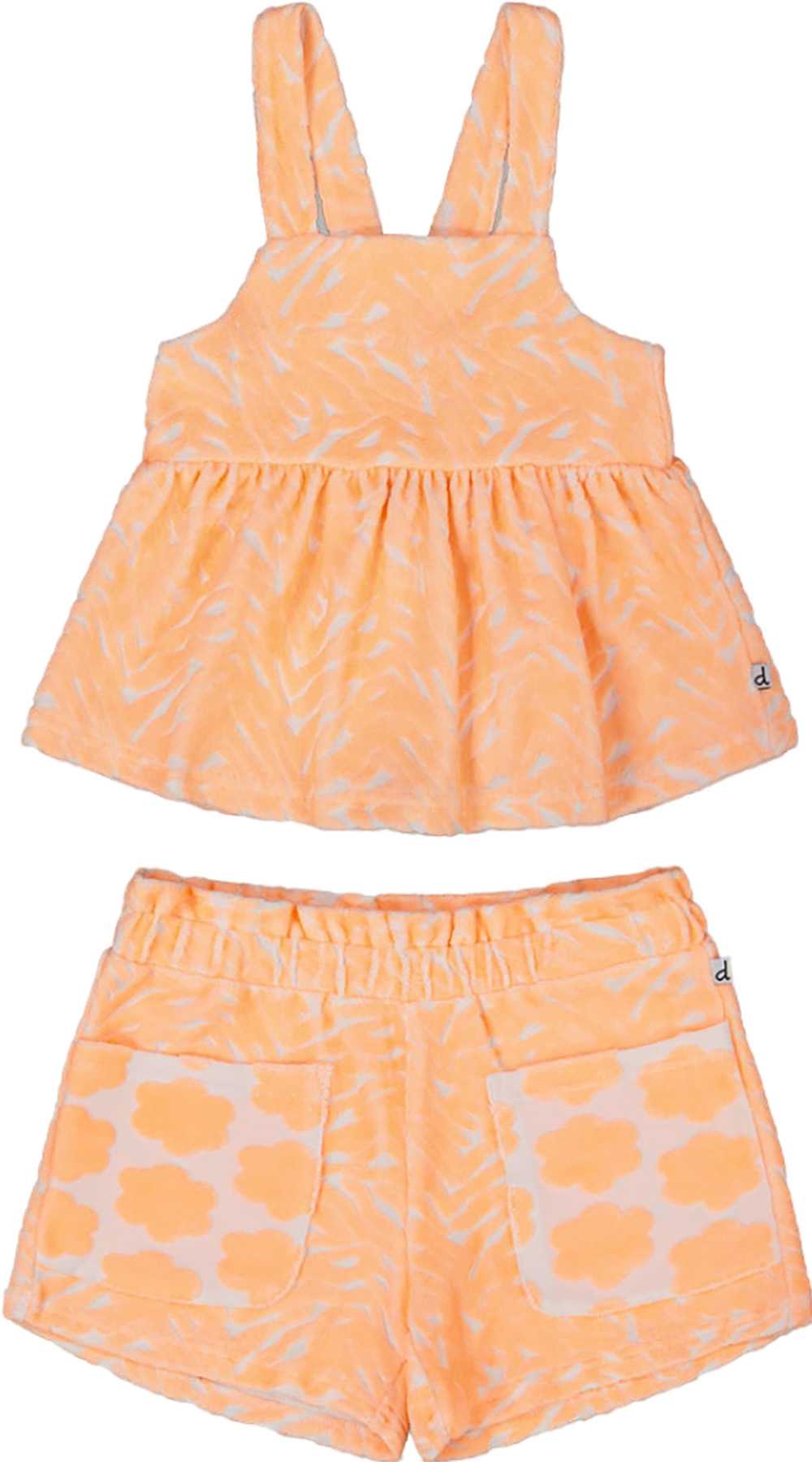 Product image for Printed Terry Tank Top and Shorts Set - Little Girl 