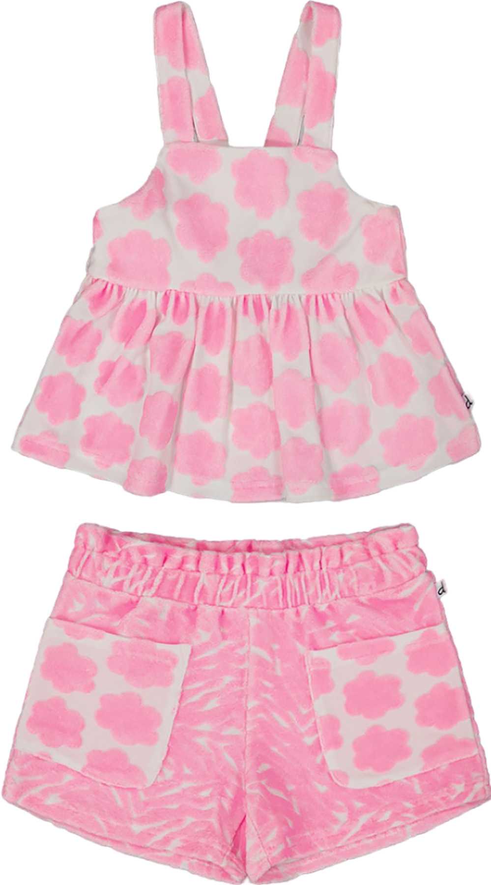 Product image for Printed Terry Tank Top and Shorts Set - Little Girl 