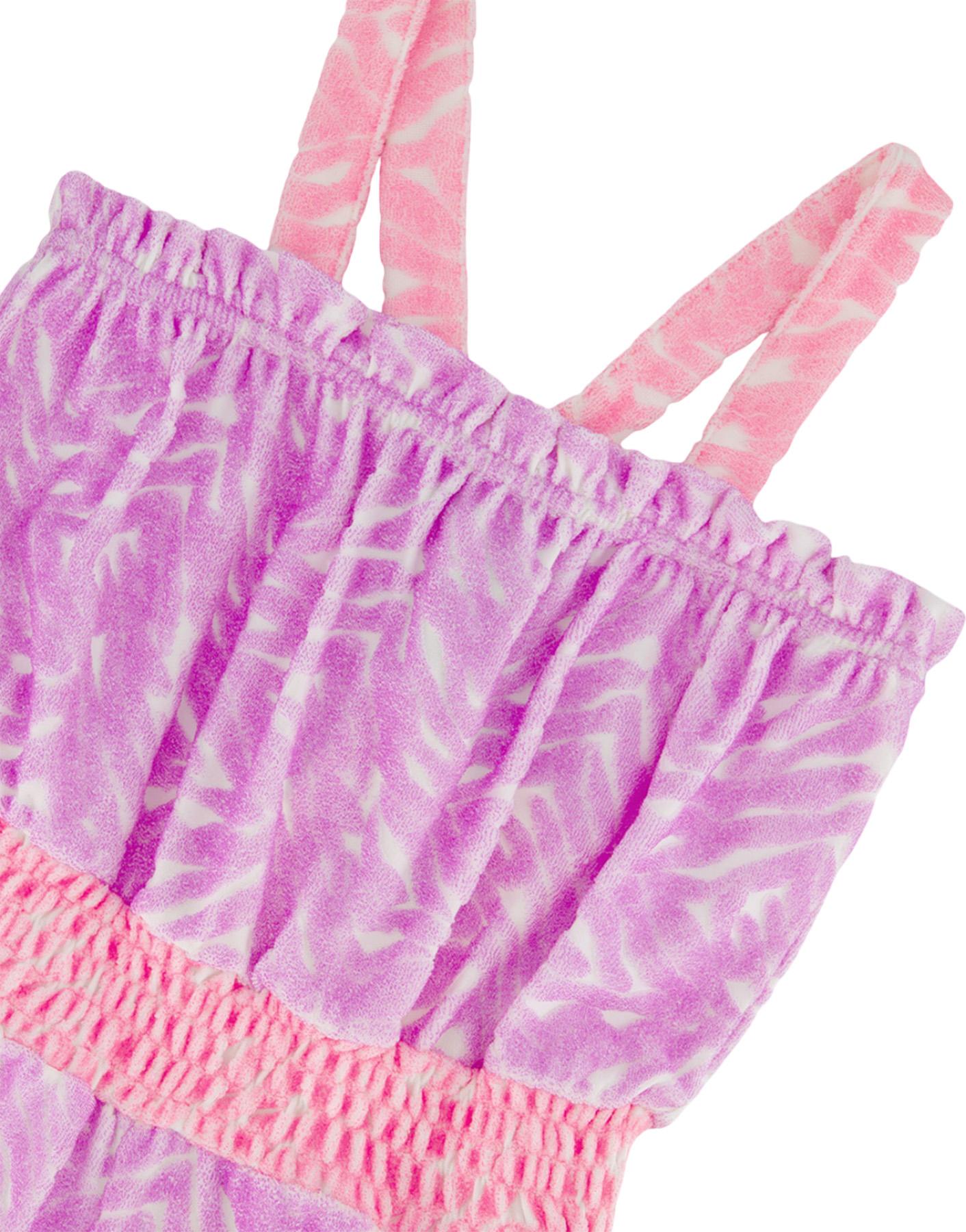 Numéro de l'image de la galerie de produits 4 pour le produit Combi-short en ratine imprimée - Petite fille 