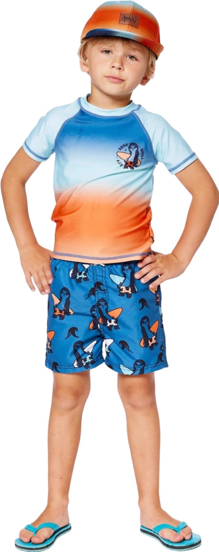 Numéro de l'image de la galerie de produits 4 pour le produit Maillot de surf à manches courtes - Petit gar?on