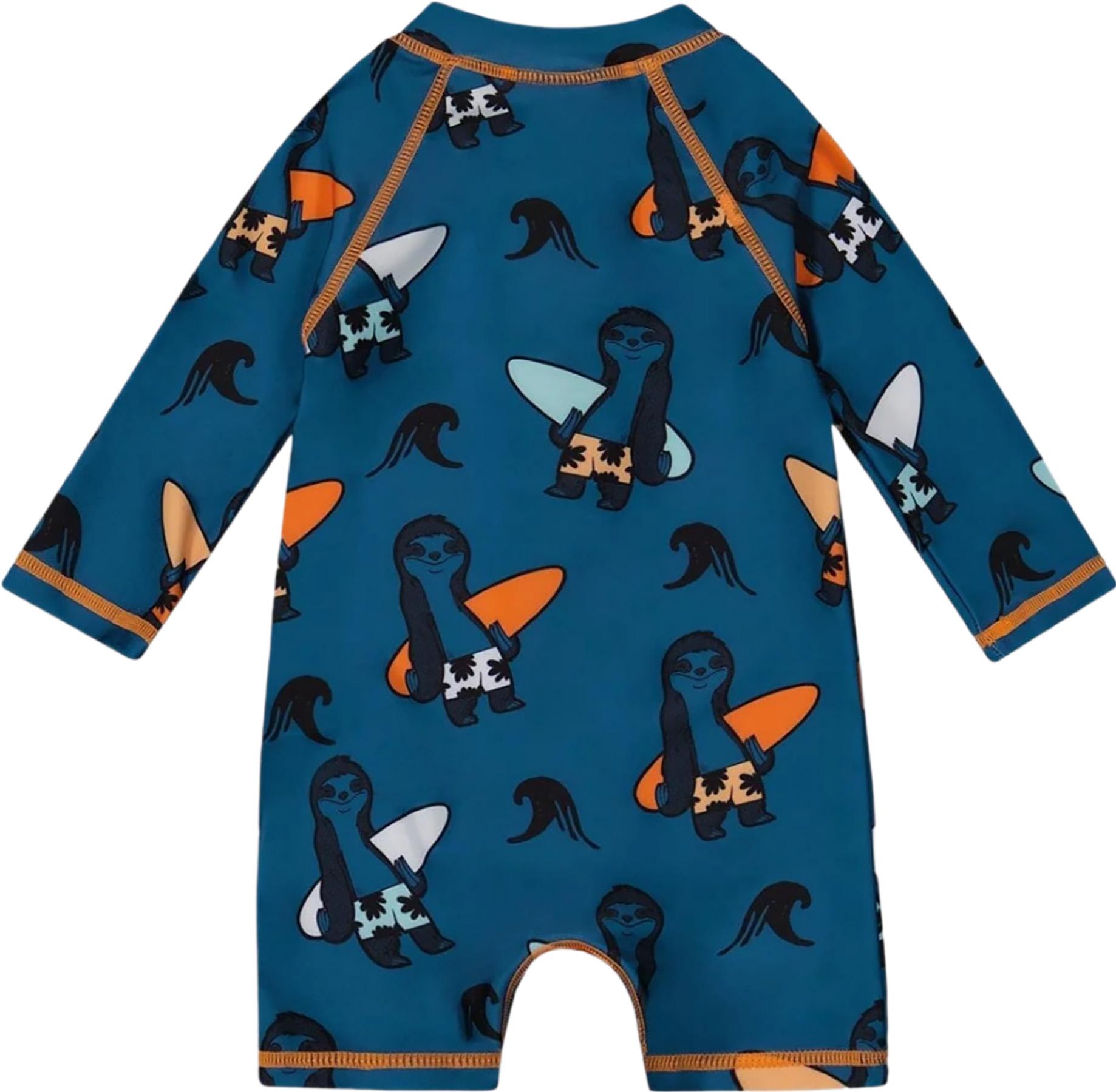Product gallery image number 2 for product Printed One-Piece Long Sleeve Rashguard - Baby Boy
