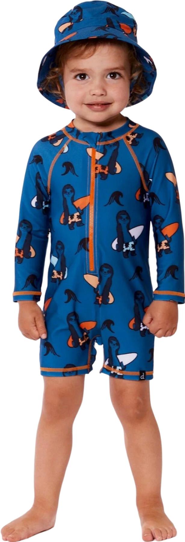 Product gallery image number 4 for product Printed One-Piece Long Sleeve Rashguard - Baby Boy