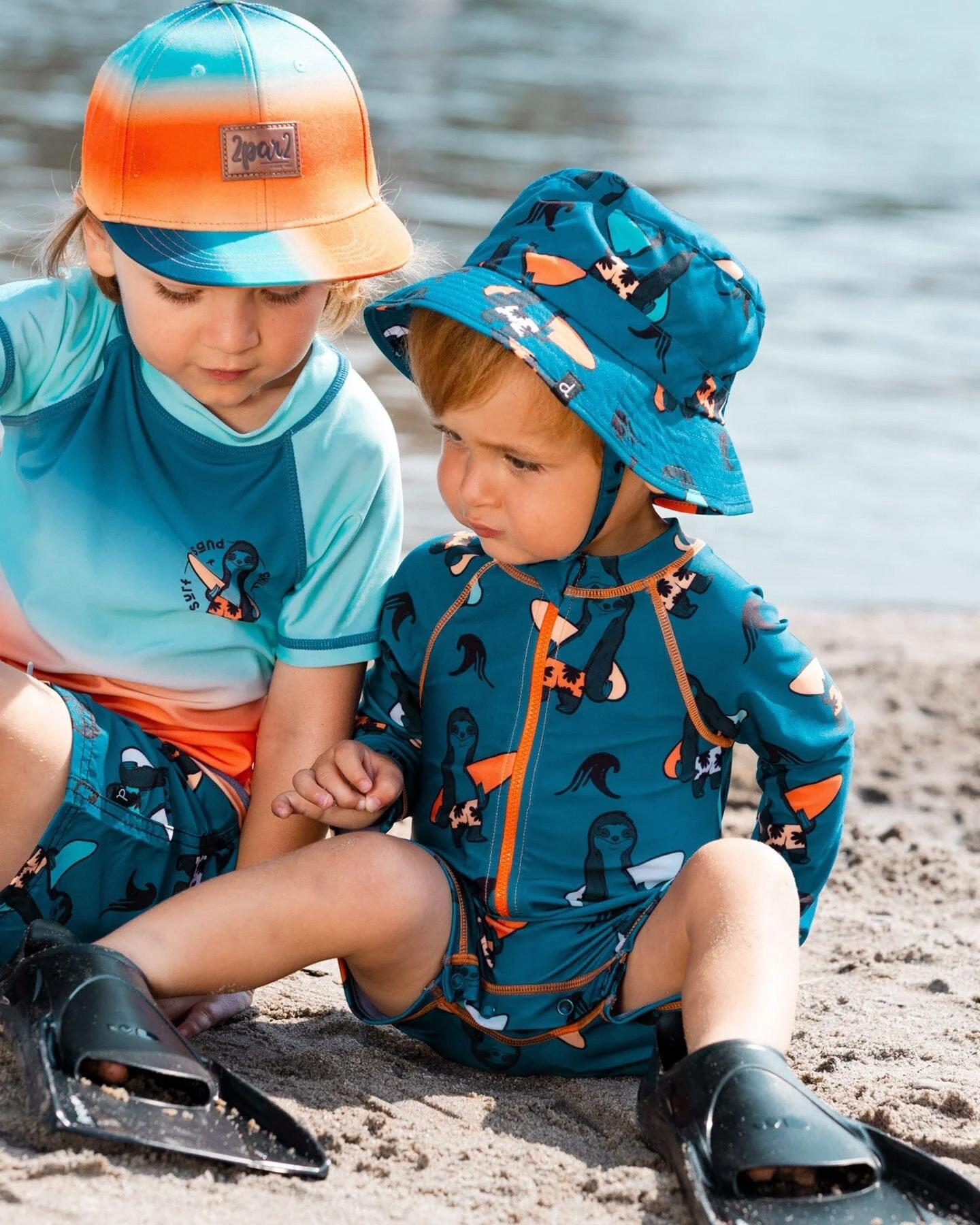 Product gallery image number 5 for product Printed One-Piece Long Sleeve Rashguard - Baby Boy