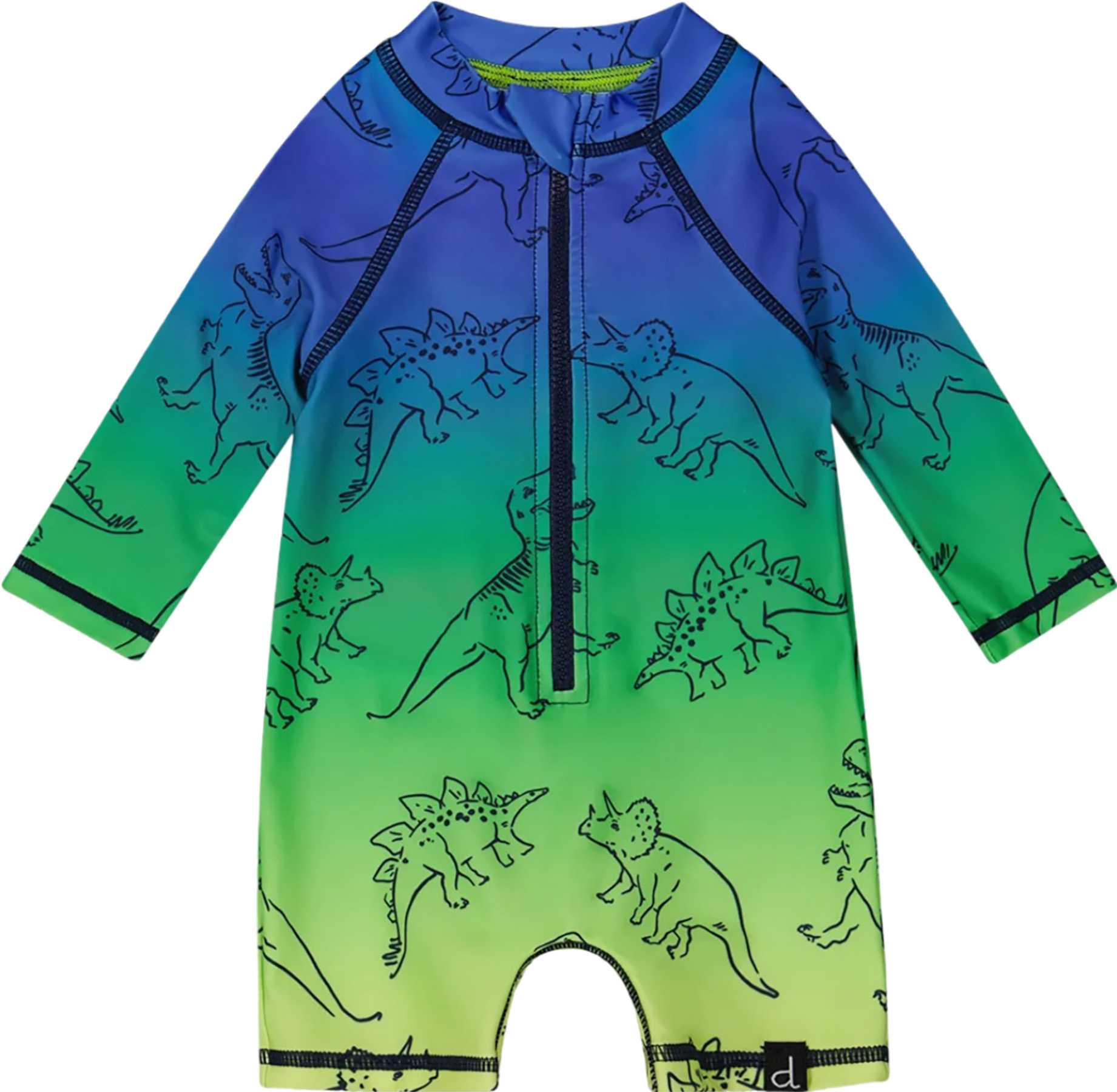 Image de produit pour Maillot de surf à manches longues une-pièce imprimé - Bébé garçon