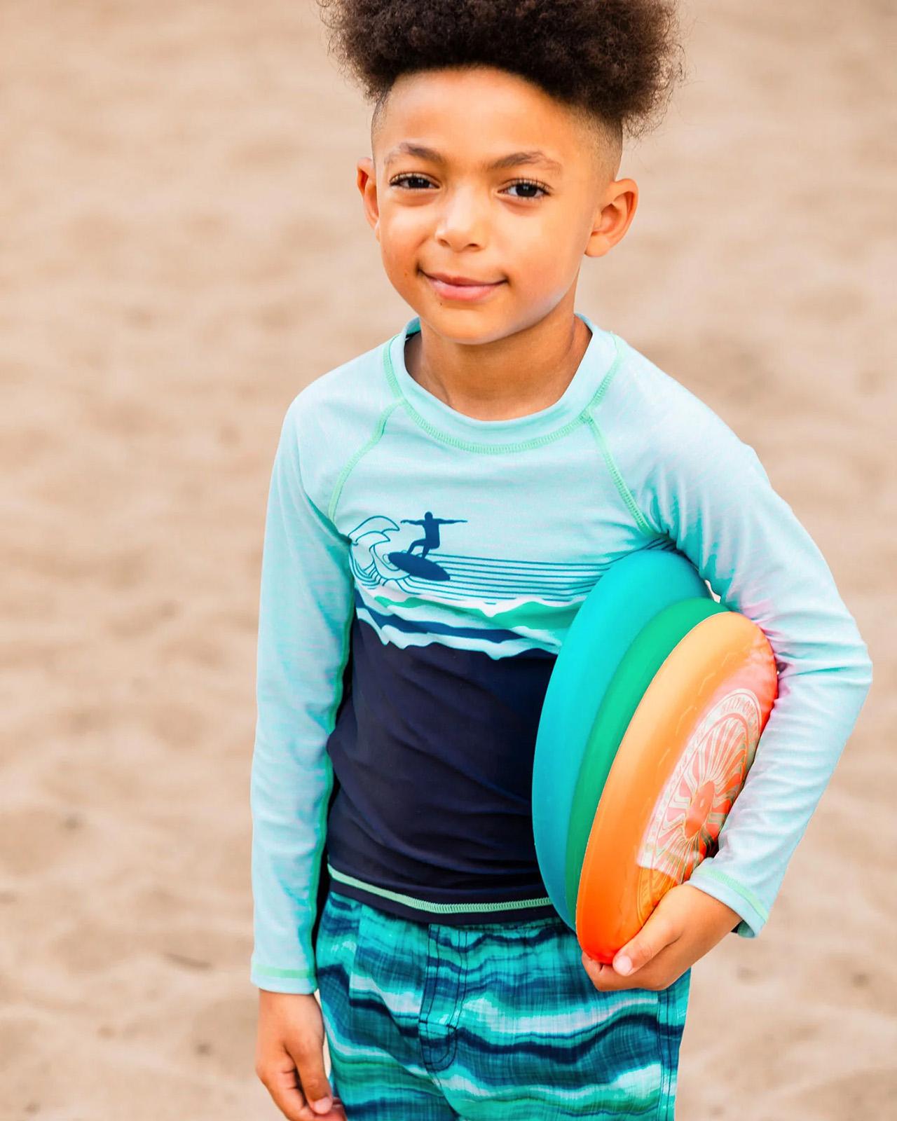 Product gallery image number 5 for product Long Sleeve Rashguard - Little Boy