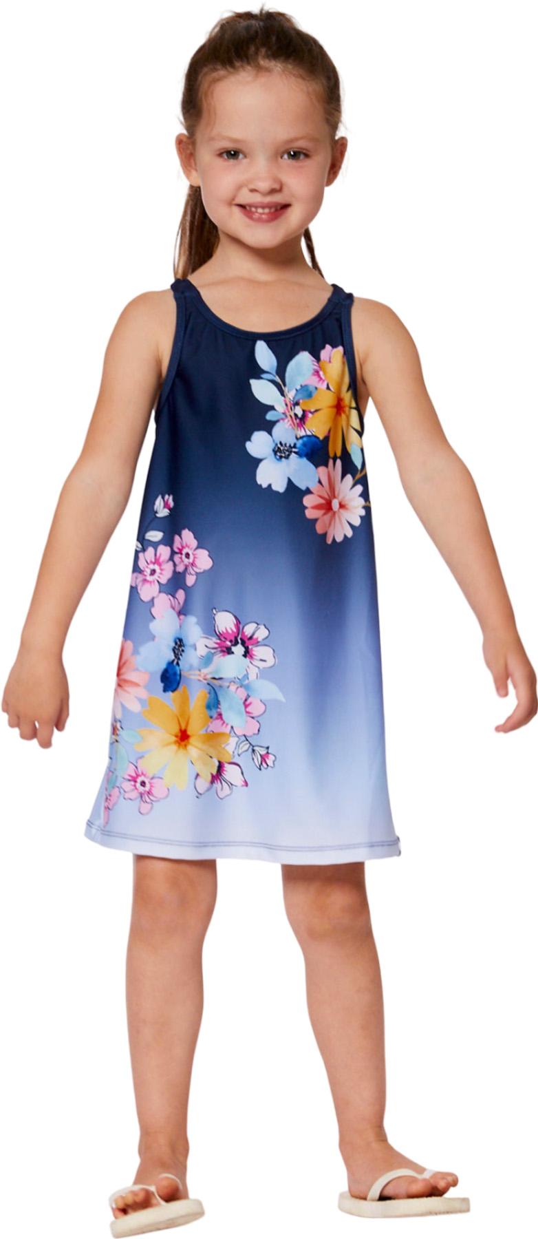 Product gallery image number 3 for product Printed Beach Dress - Little Girl 