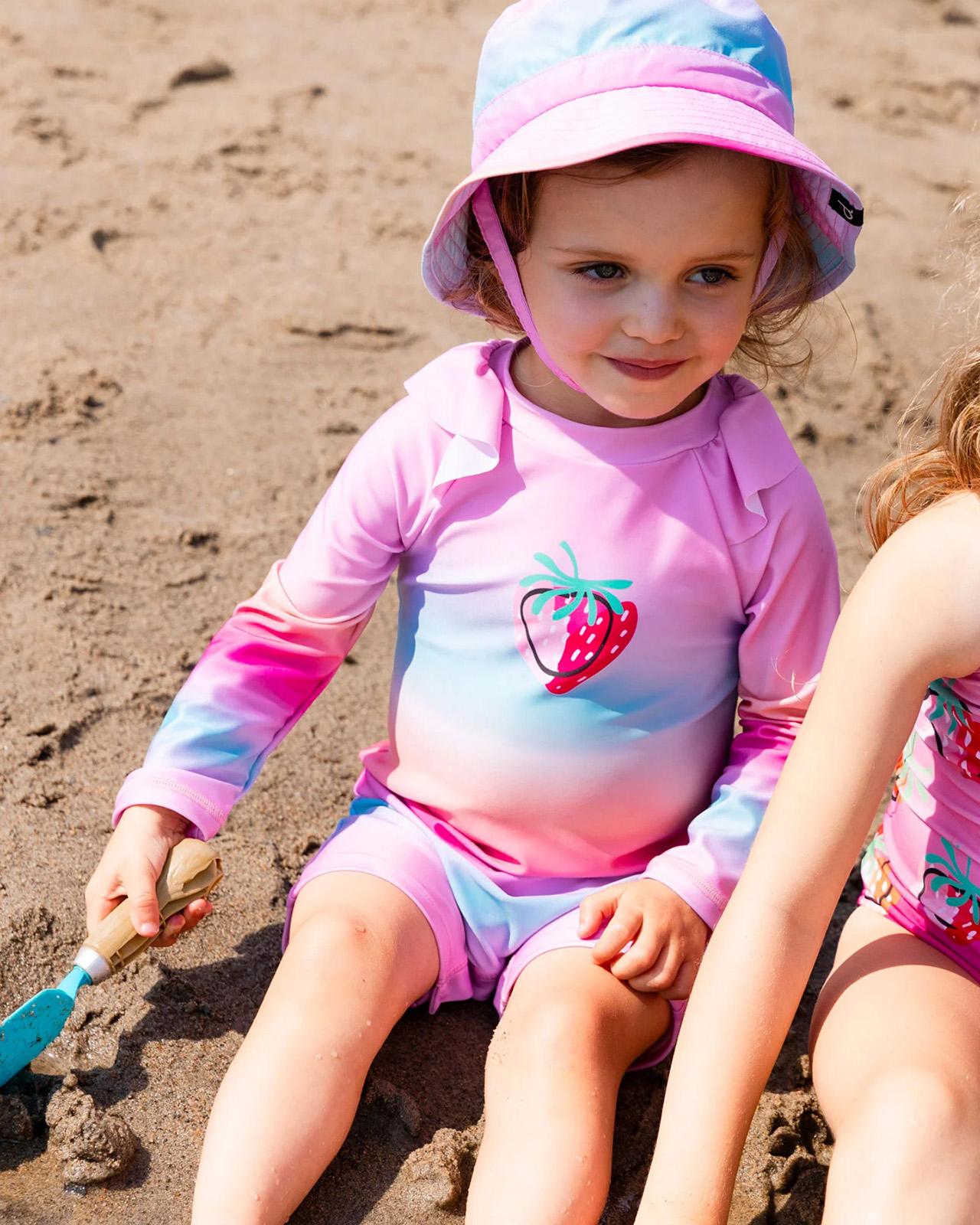 Numéro de l'image de la galerie de produits 4 pour le produit Maillot de surf à manches longues une-pièce - Bébé fille