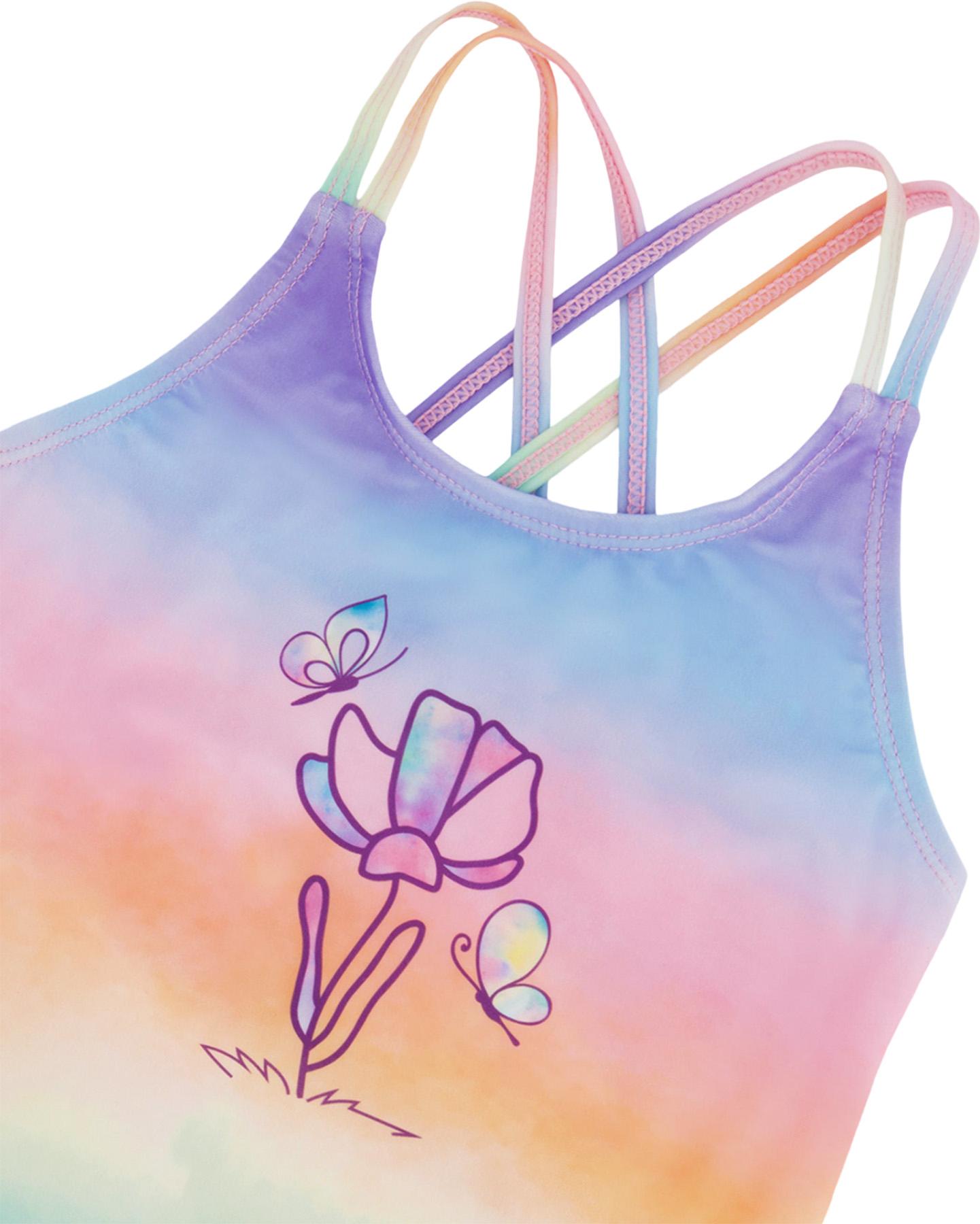 Product gallery image number 3 for product Printed One-Piece Swimsuit - Little Girl