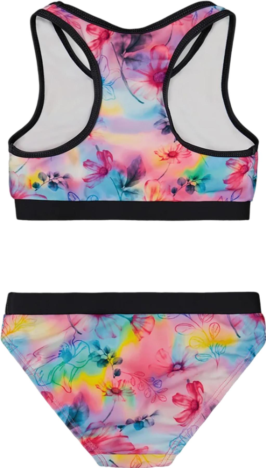 Product gallery image number 2 for product Maillot de bain deux-pièces dos nageur imprimé - Grande fille