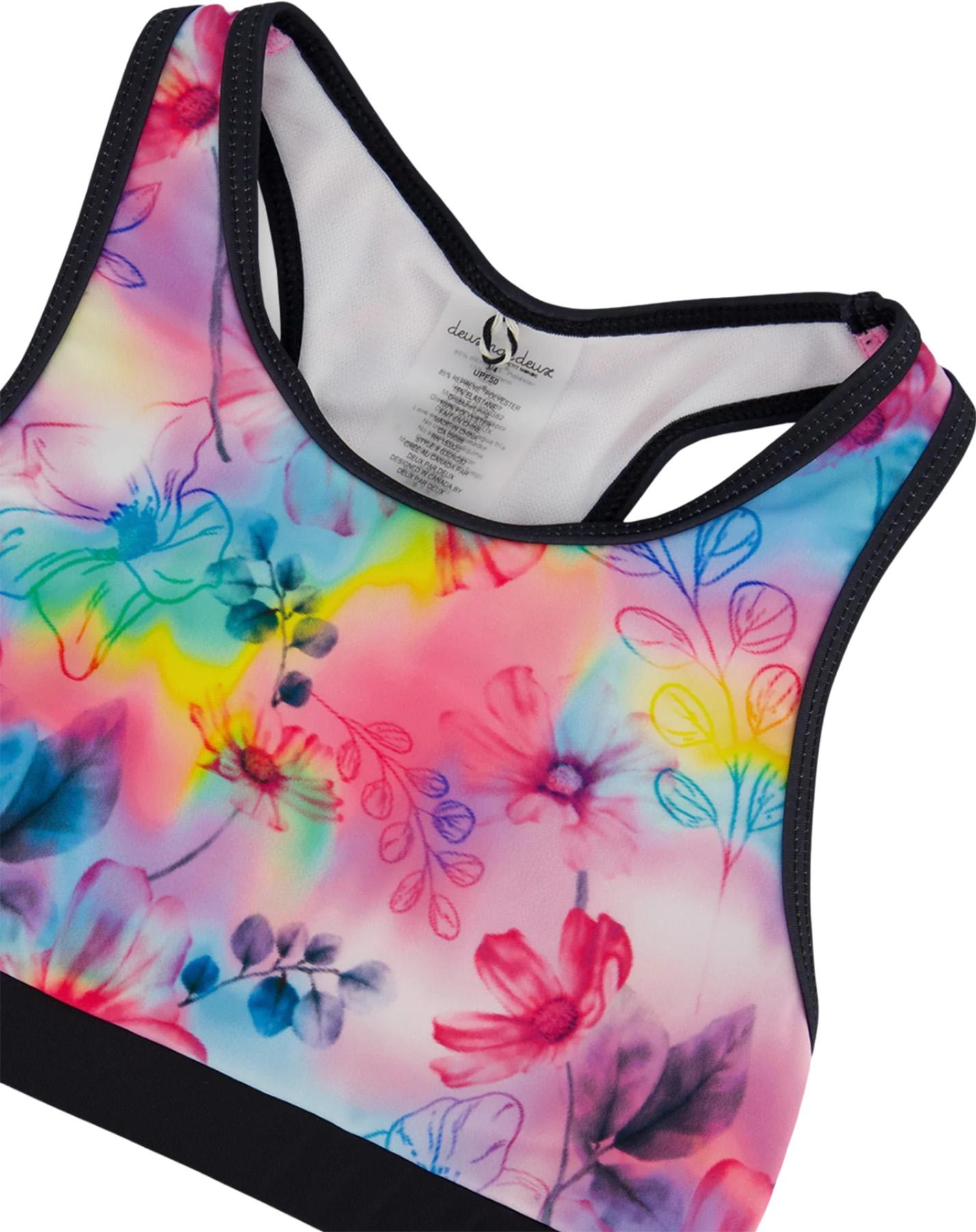 Product gallery image number 3 for product Maillot de bain deux-pièces dos nageur imprimé - Grande fille