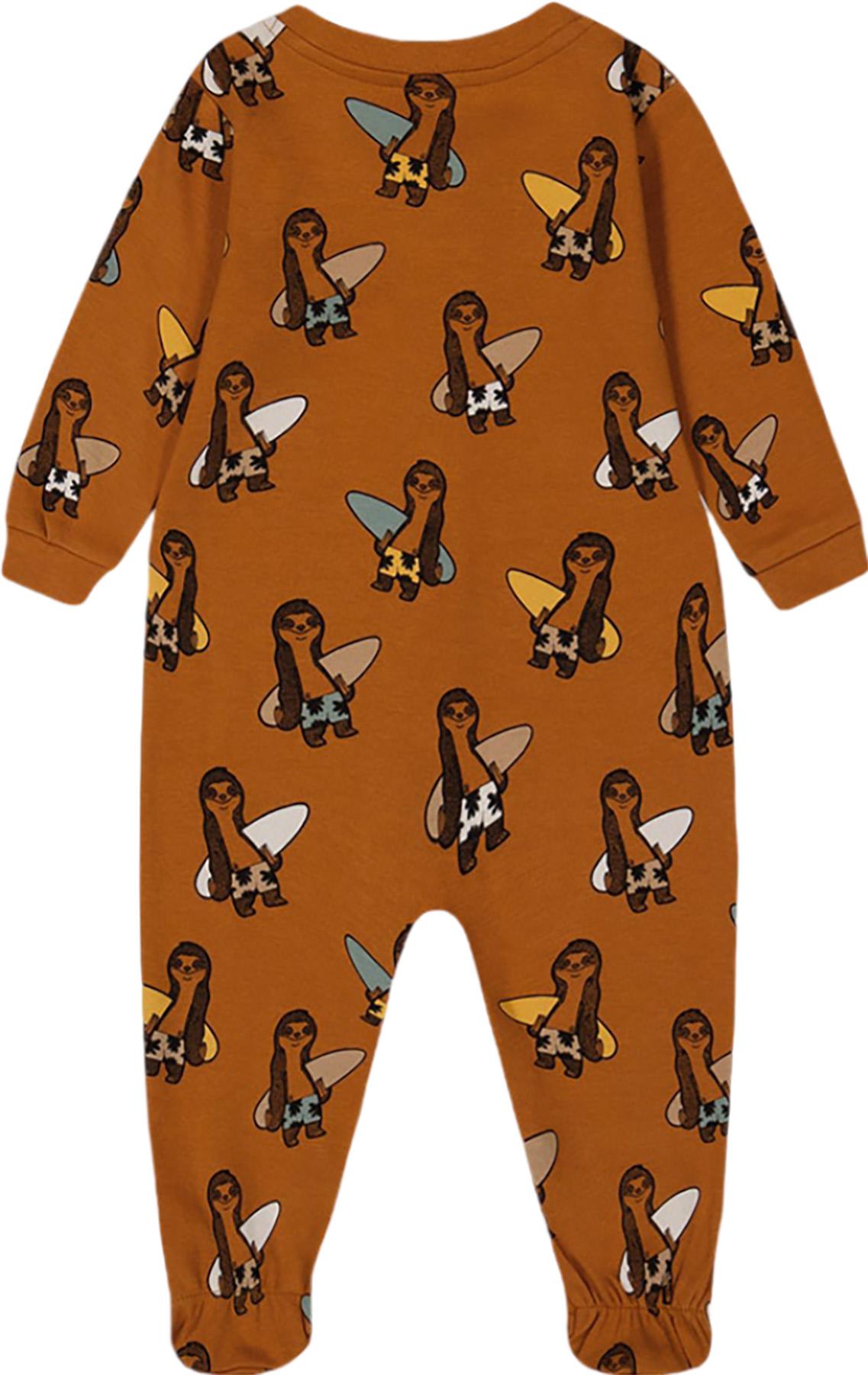 Product gallery image number 4 for product Printed Organic Cotton One-Piece Pajama - Baby 