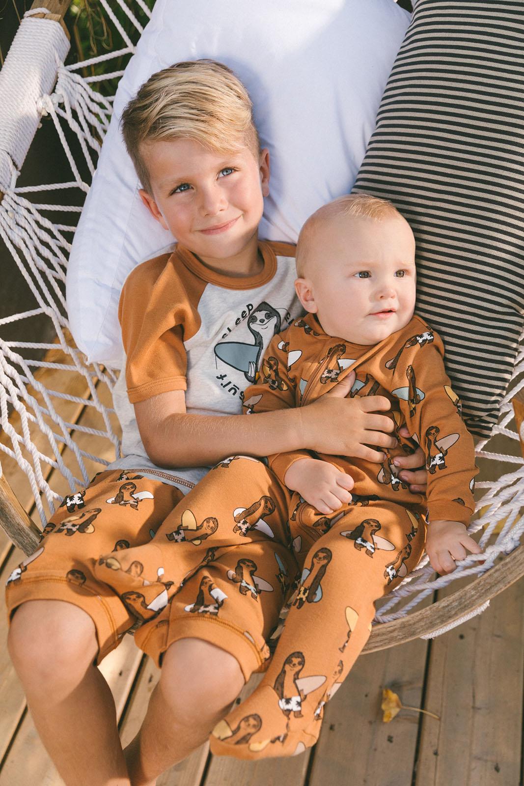 Product gallery image number 5 for product Printed Organic Cotton One-Piece Pajama - Baby 