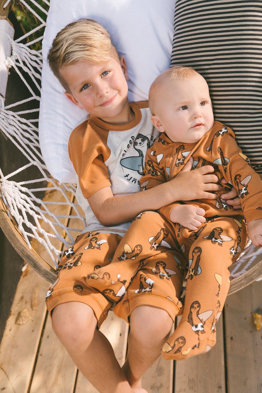 Product gallery image number 5 for product Two-Piece Short Pajama Set - Baby Boy