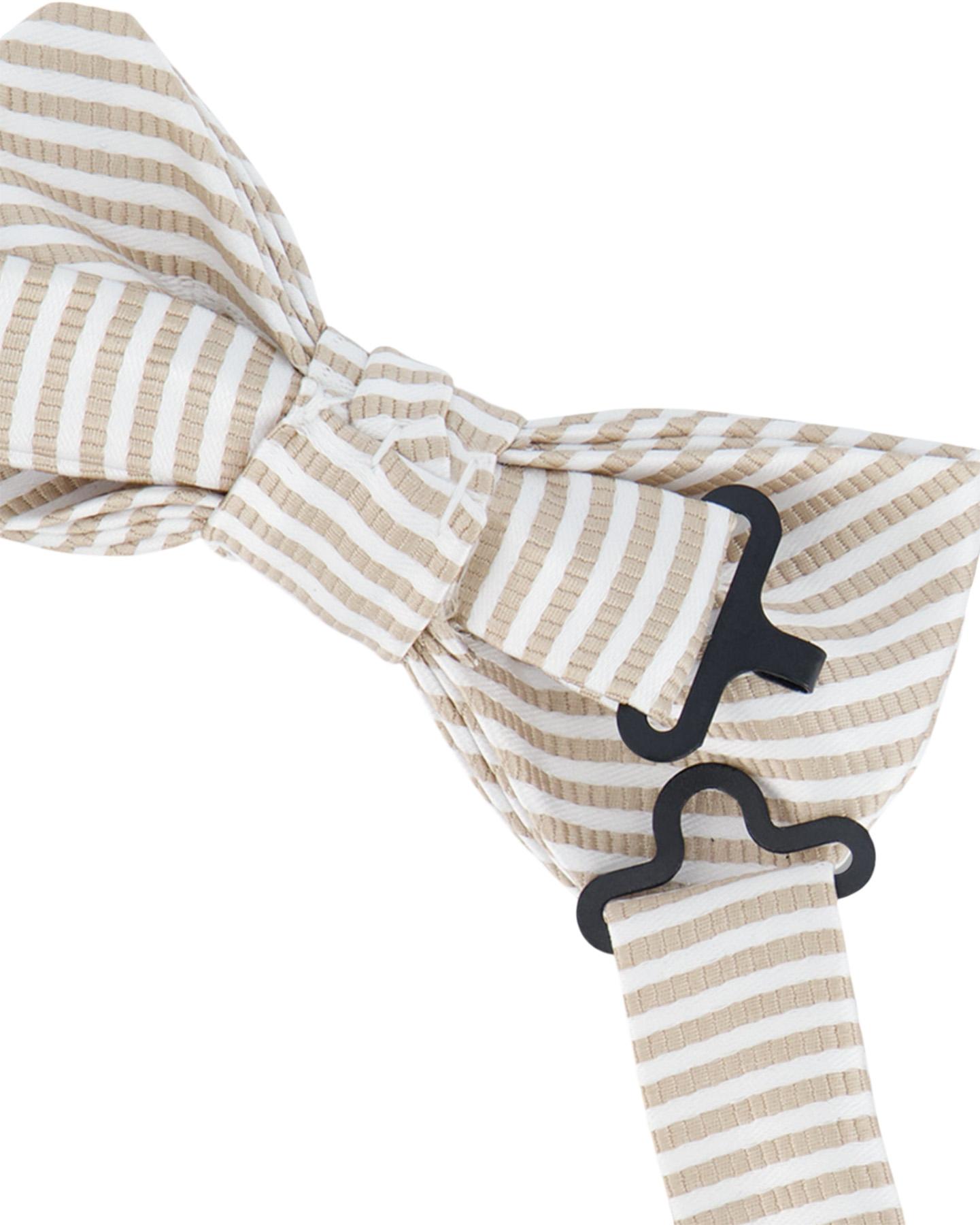 Product gallery image number 5 for product Light Taupe Bow Tie - Boy