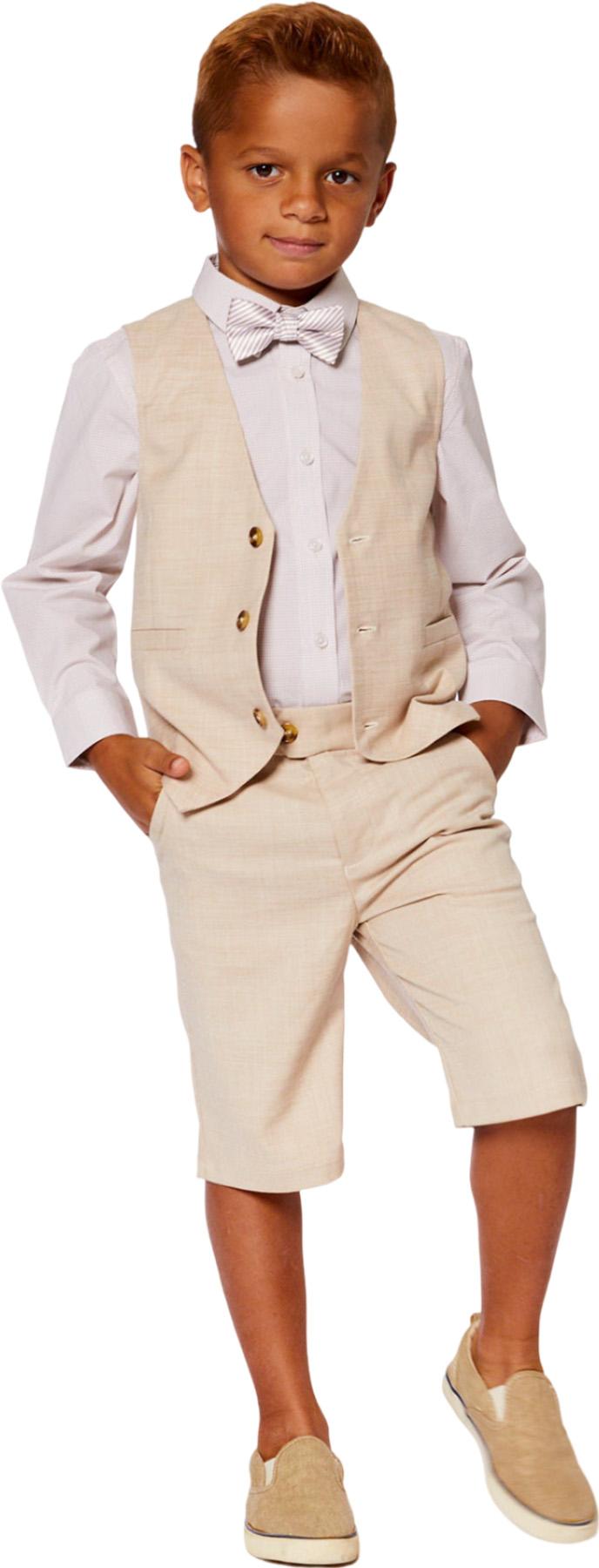 Product gallery image number 3 for product Light Taupe Bow Tie - Boy