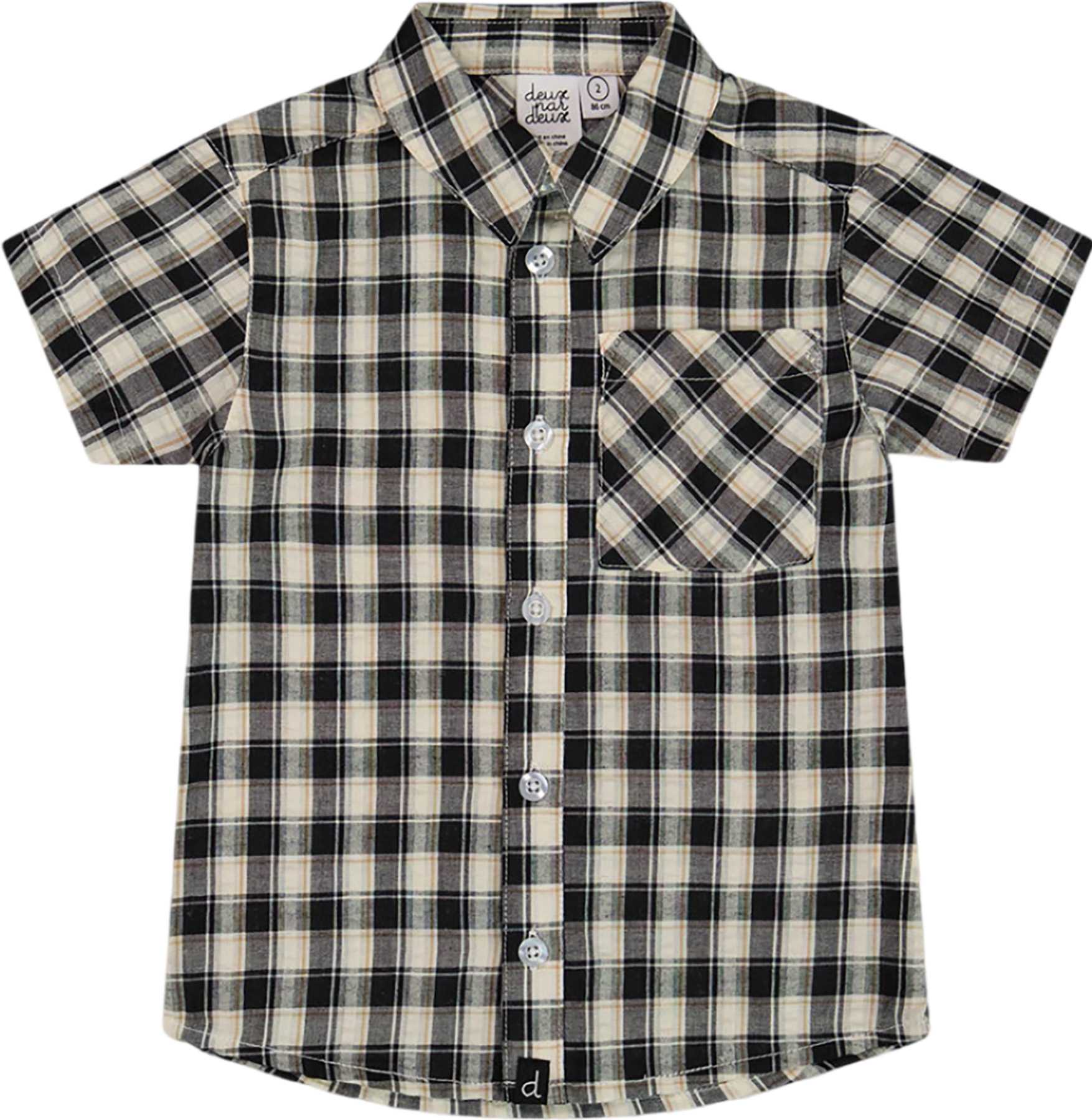 Product image for Plaid Short Sleeve Button Down Shirt - Baby Boy