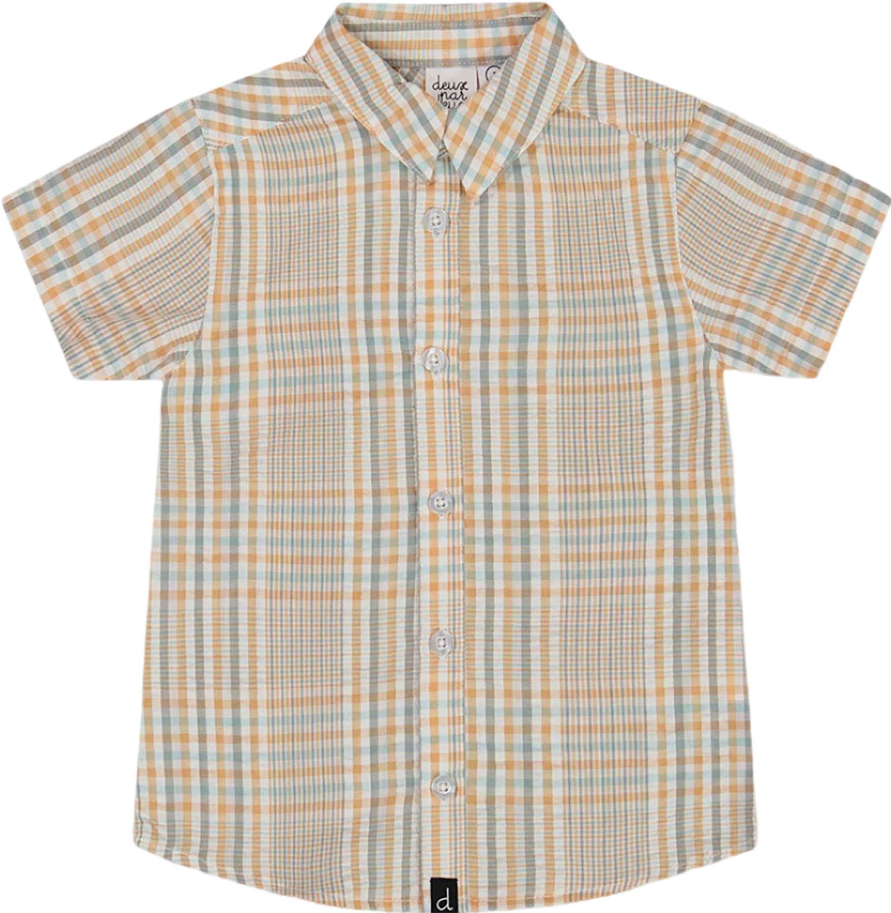 Product image for Plaid Short Sleeve Button Down Shirt - Little Boy
